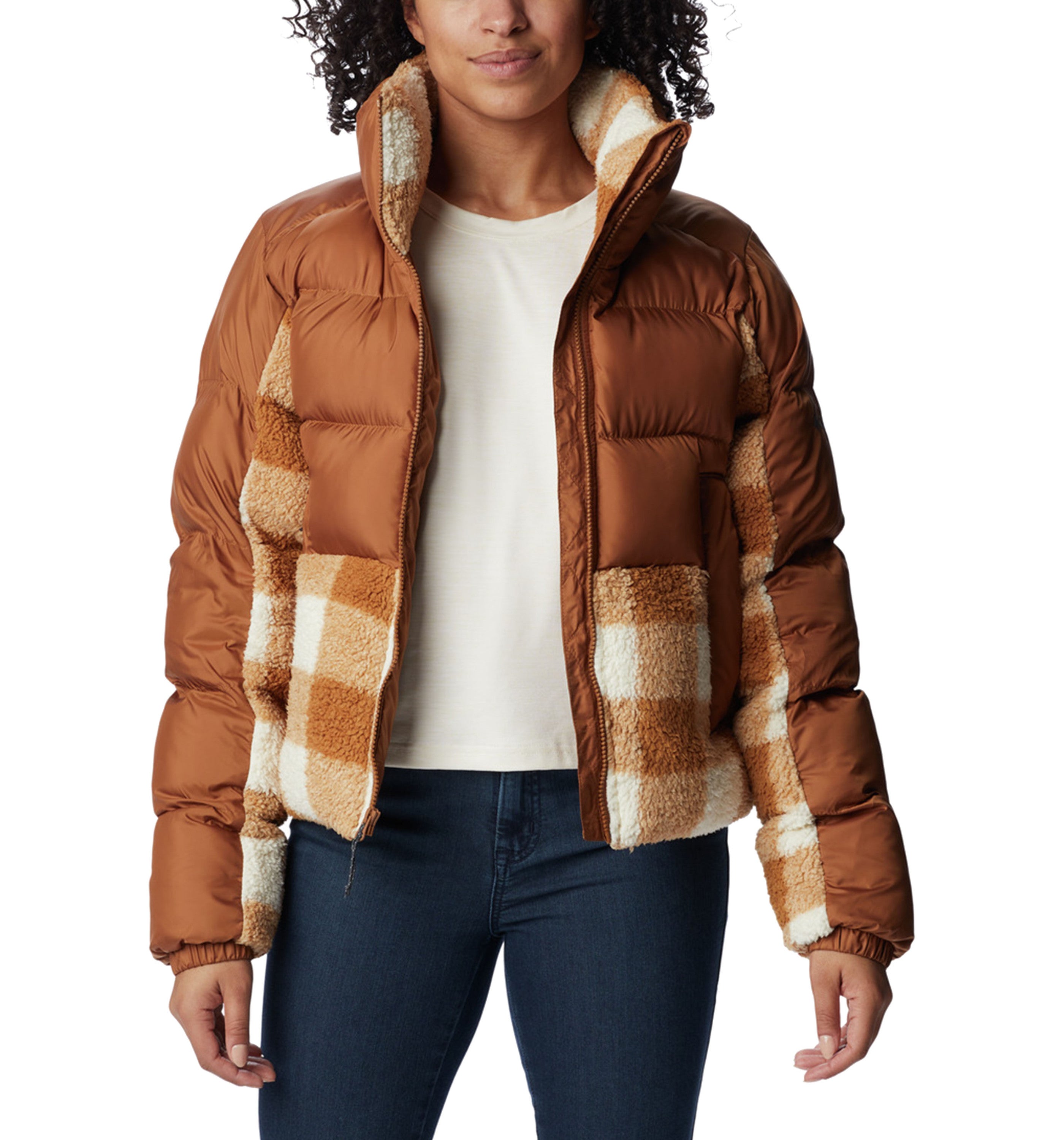COLUMBIA SPORTSWEARWomen's Leadbetter Point Sherpa Hybrid Winter Jacket