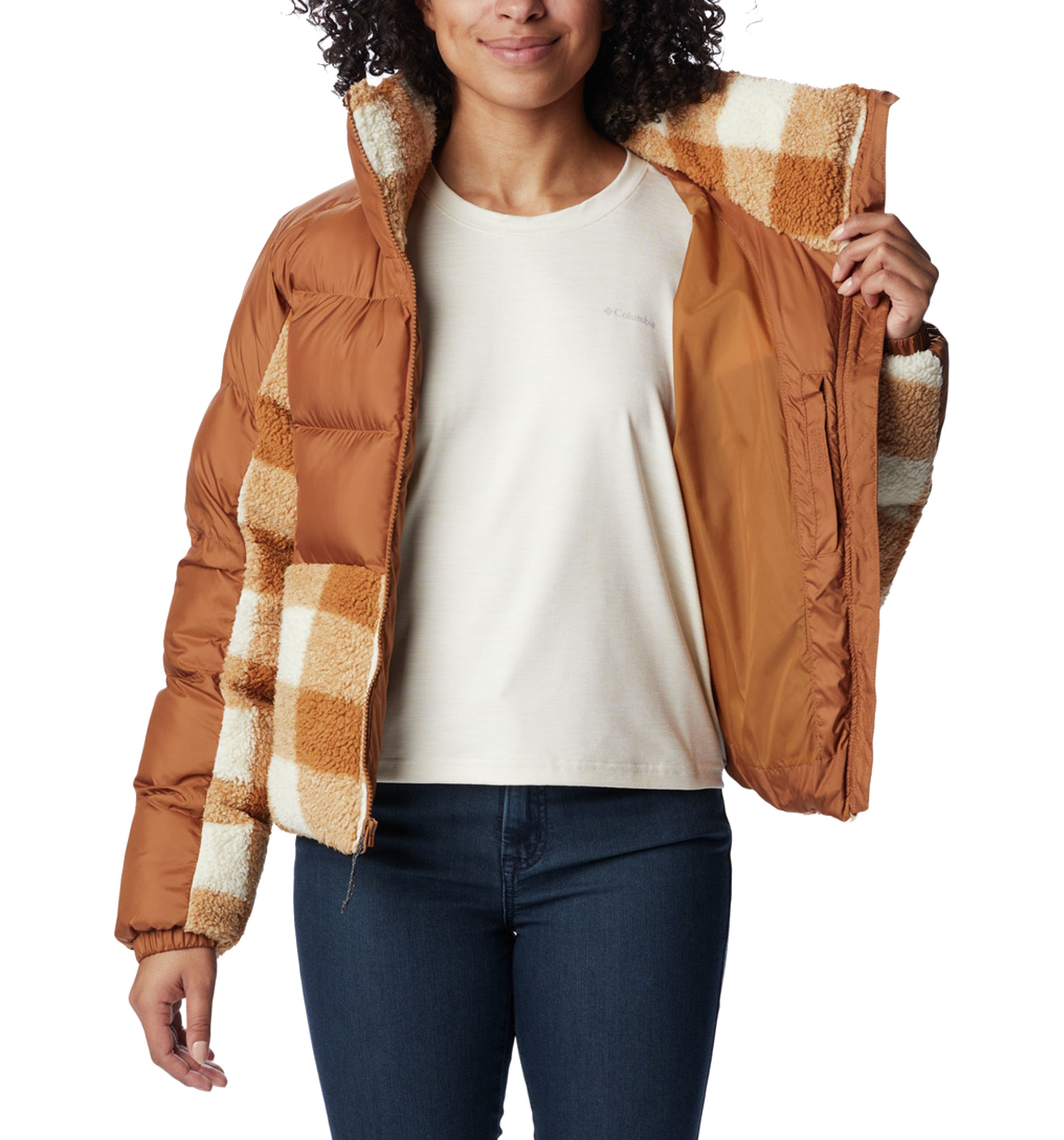 COLUMBIA SPORTSWEARWomen's Leadbetter Point Sherpa Hybrid Winter Jacket