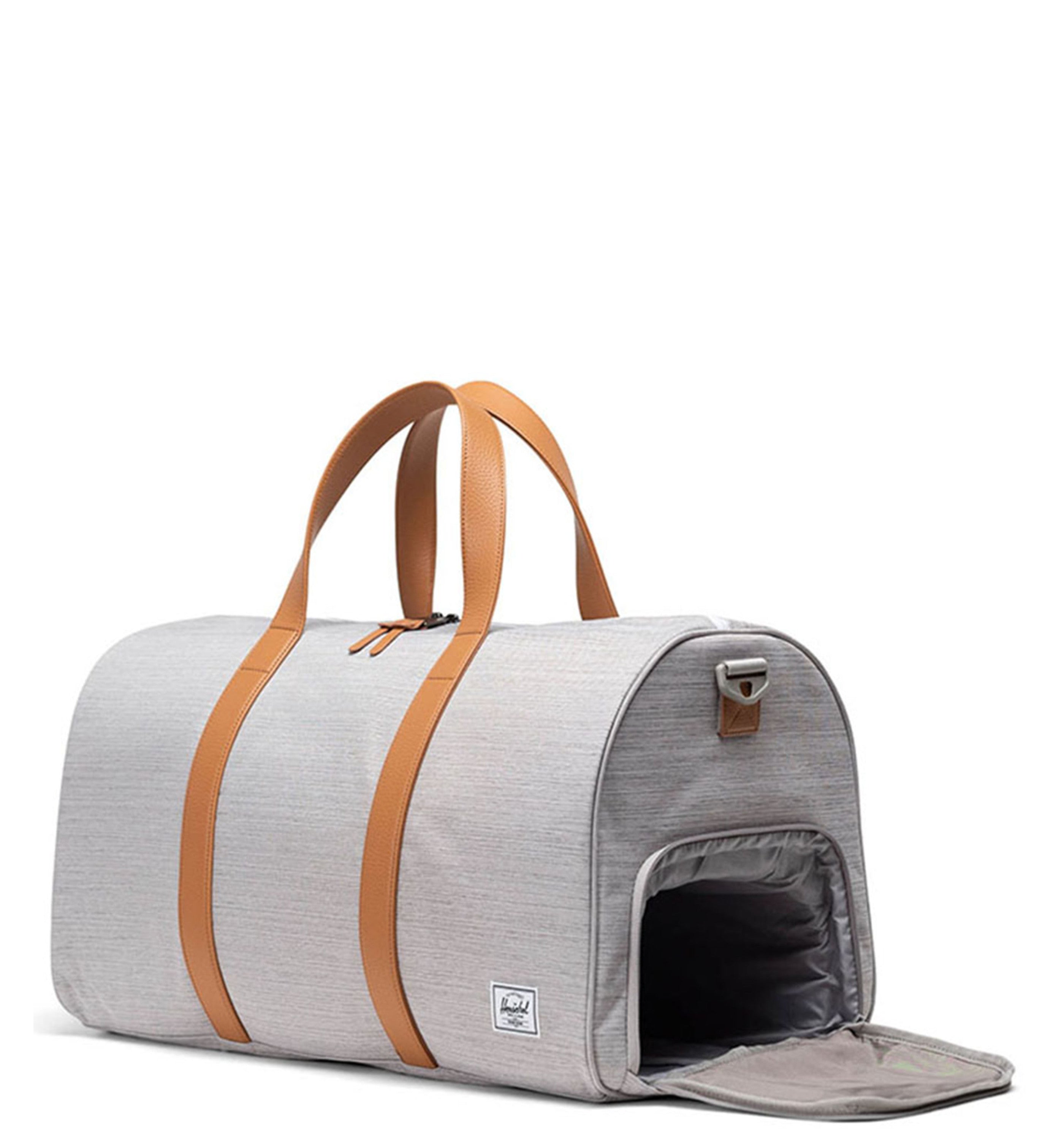 HERSCHELHerschel Novel Light Grey Crosshatch Duffle