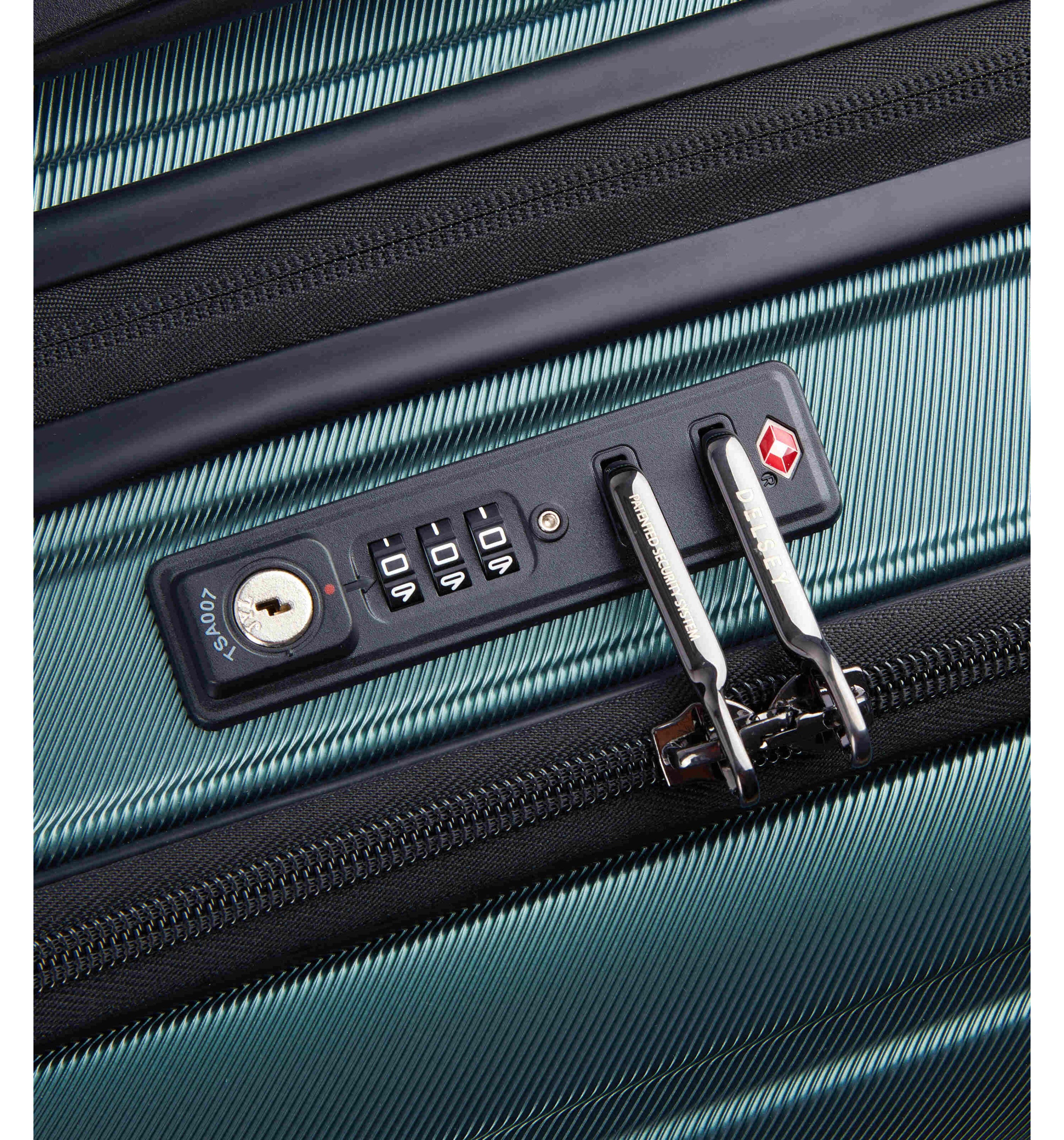 DELSEY PARISShadow 5.0 Front Opening Green 66cm (Medium) Luggage