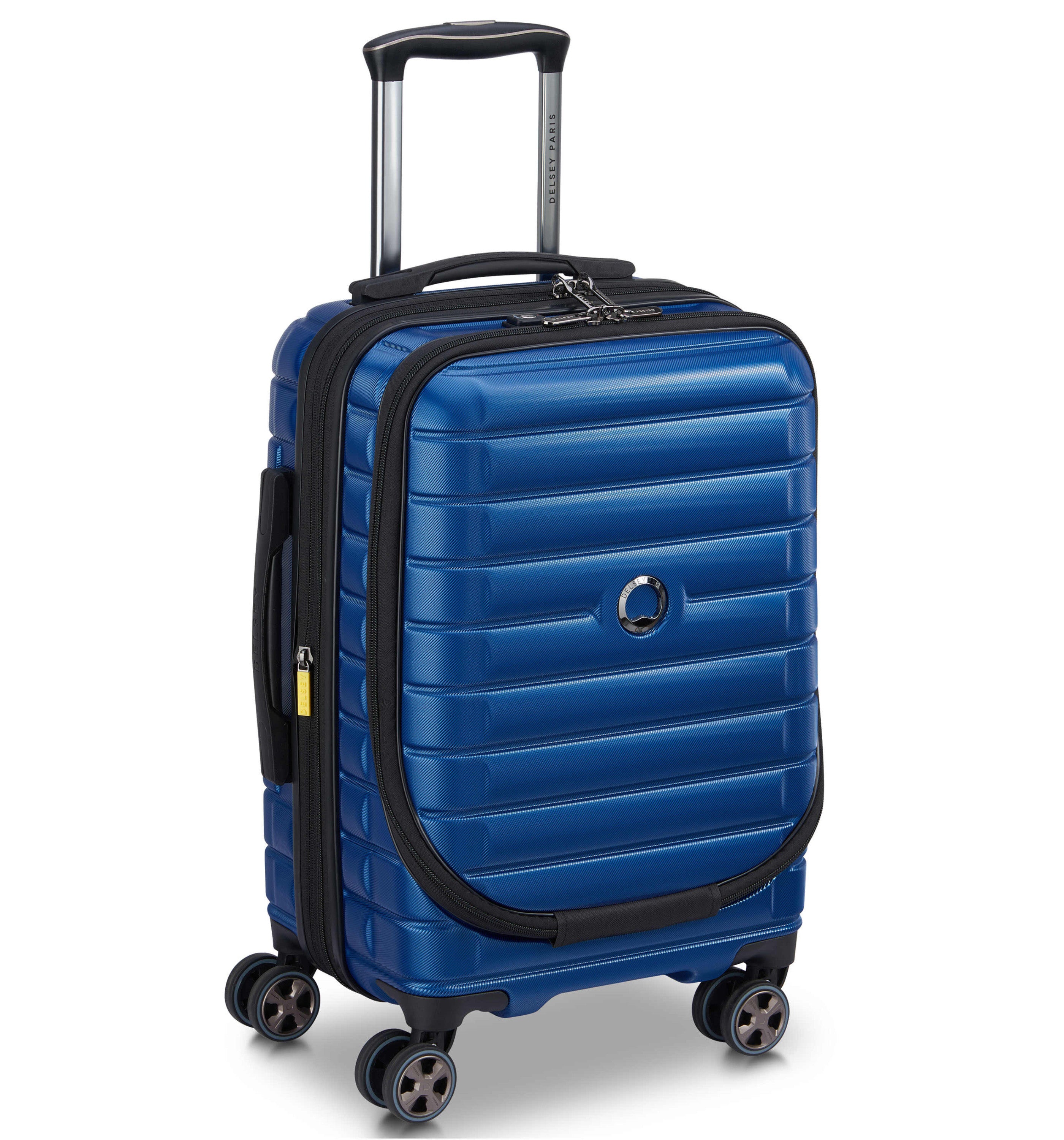 DELSEY PARISShadow 5.0 Front Opening Blue 55cm (Small) Luggage