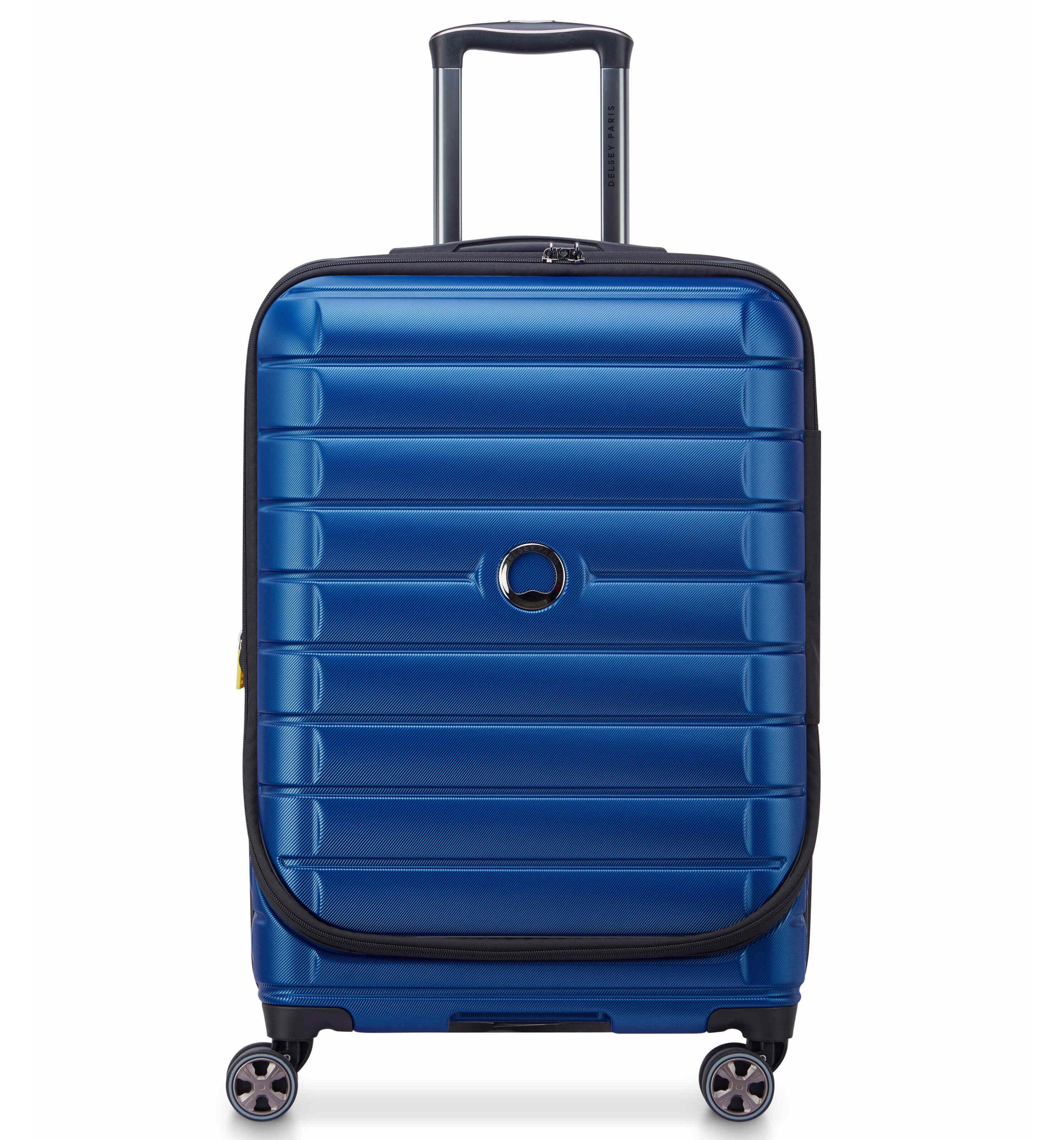 DELSEY PARISShadow 5.0 Front Opening Blue 66cm (Medium) Luggage