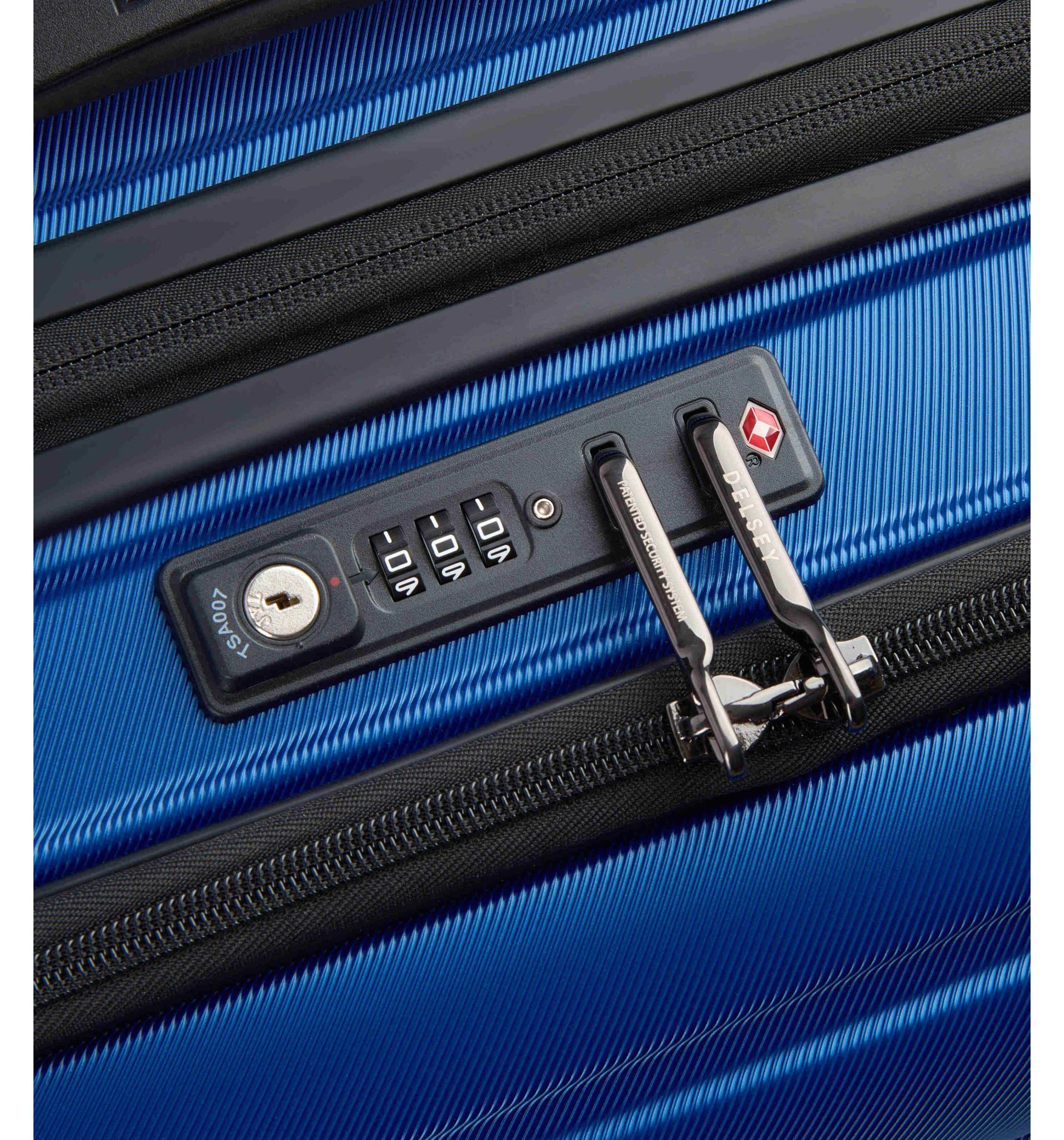 DELSEY PARISShadow 5.0 Front Opening Blue 66cm (Medium) Luggage