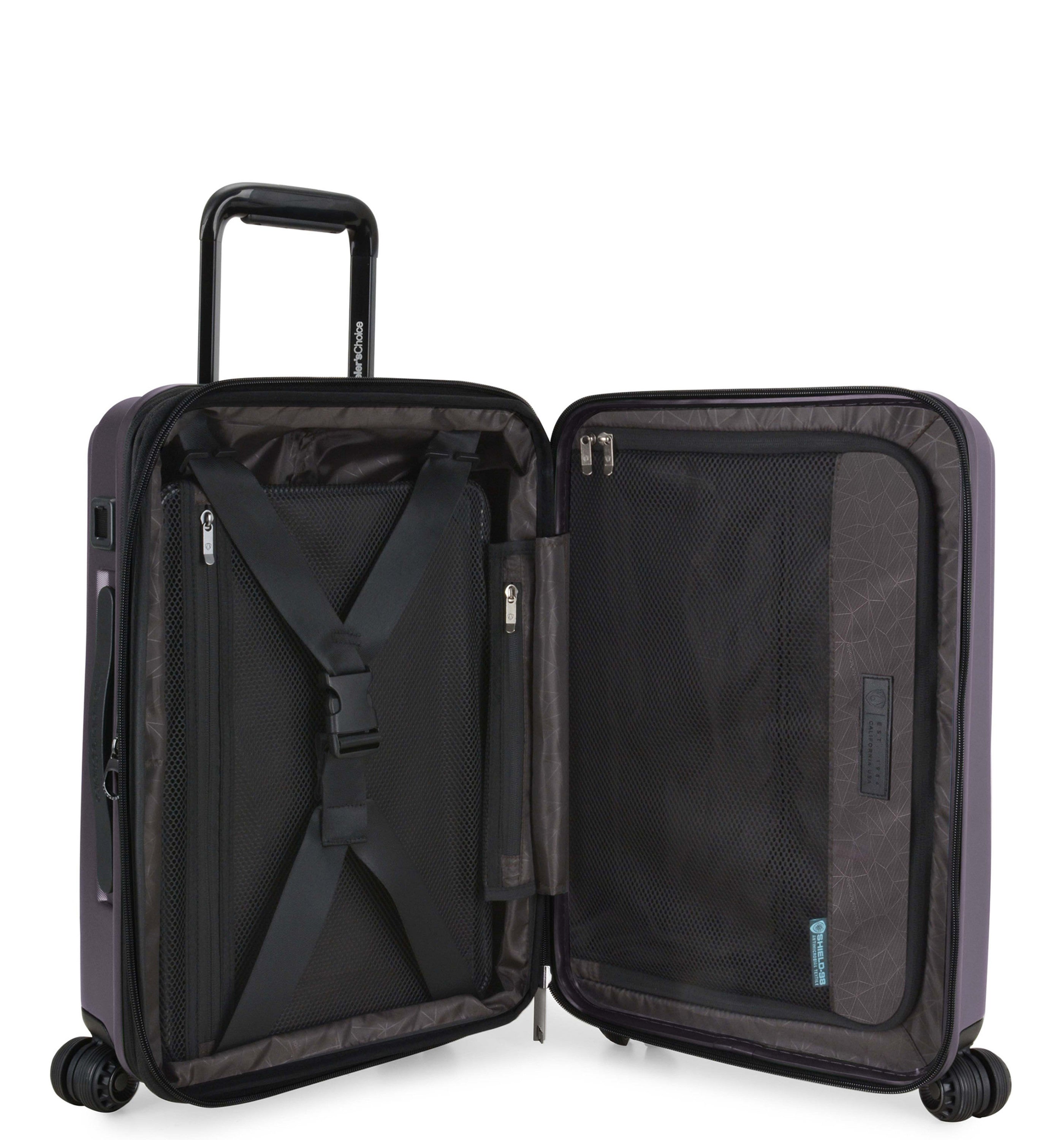 TRAVELERS CHOICETRAVELER'S CHOICE DELMONT PURPLE 22IN (S) LUGGAGE