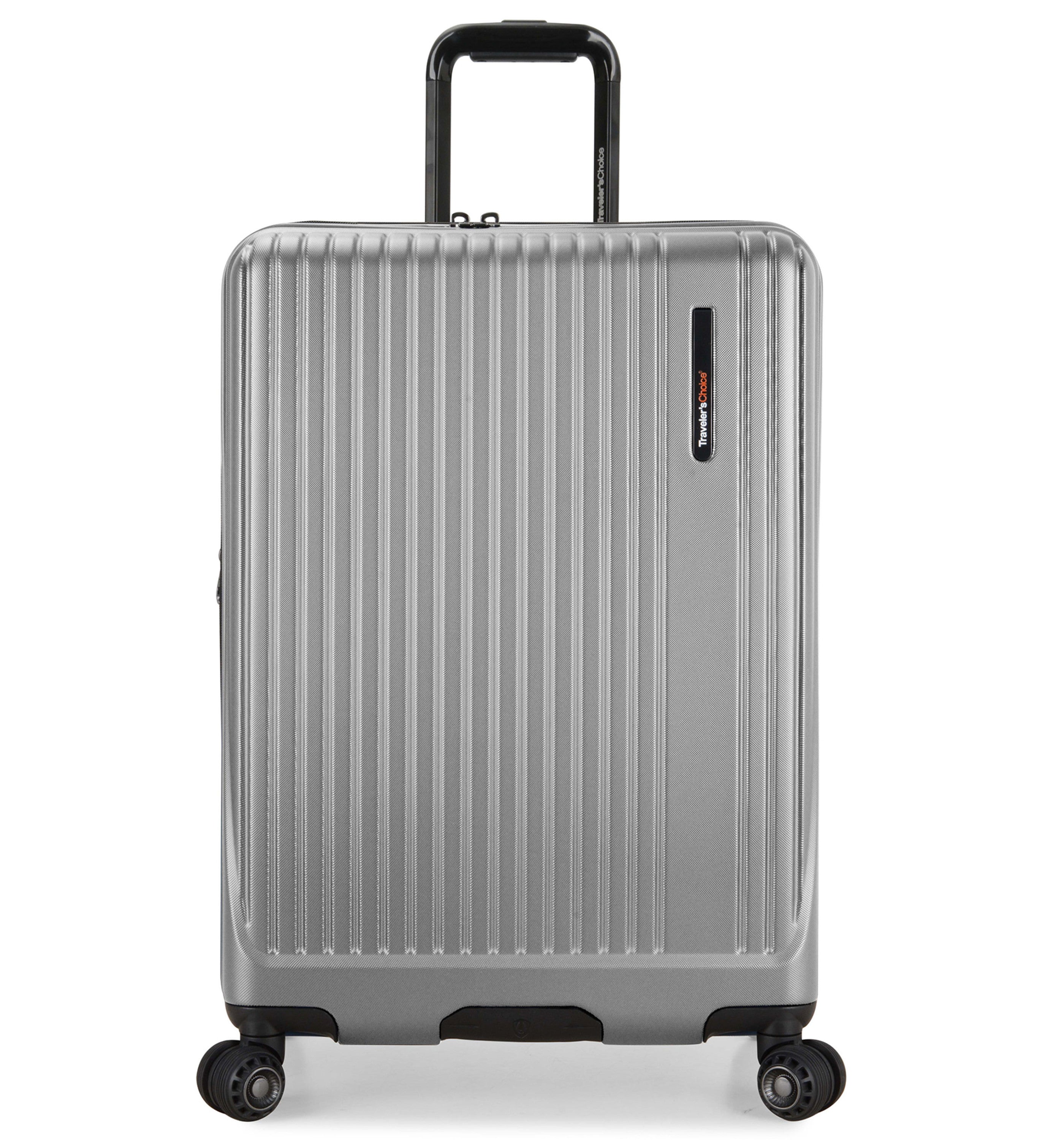 TRAVELERS CHOICETRAVELER'S CHOICE DELMONT SILVER 26IN (M) LUGGAGE