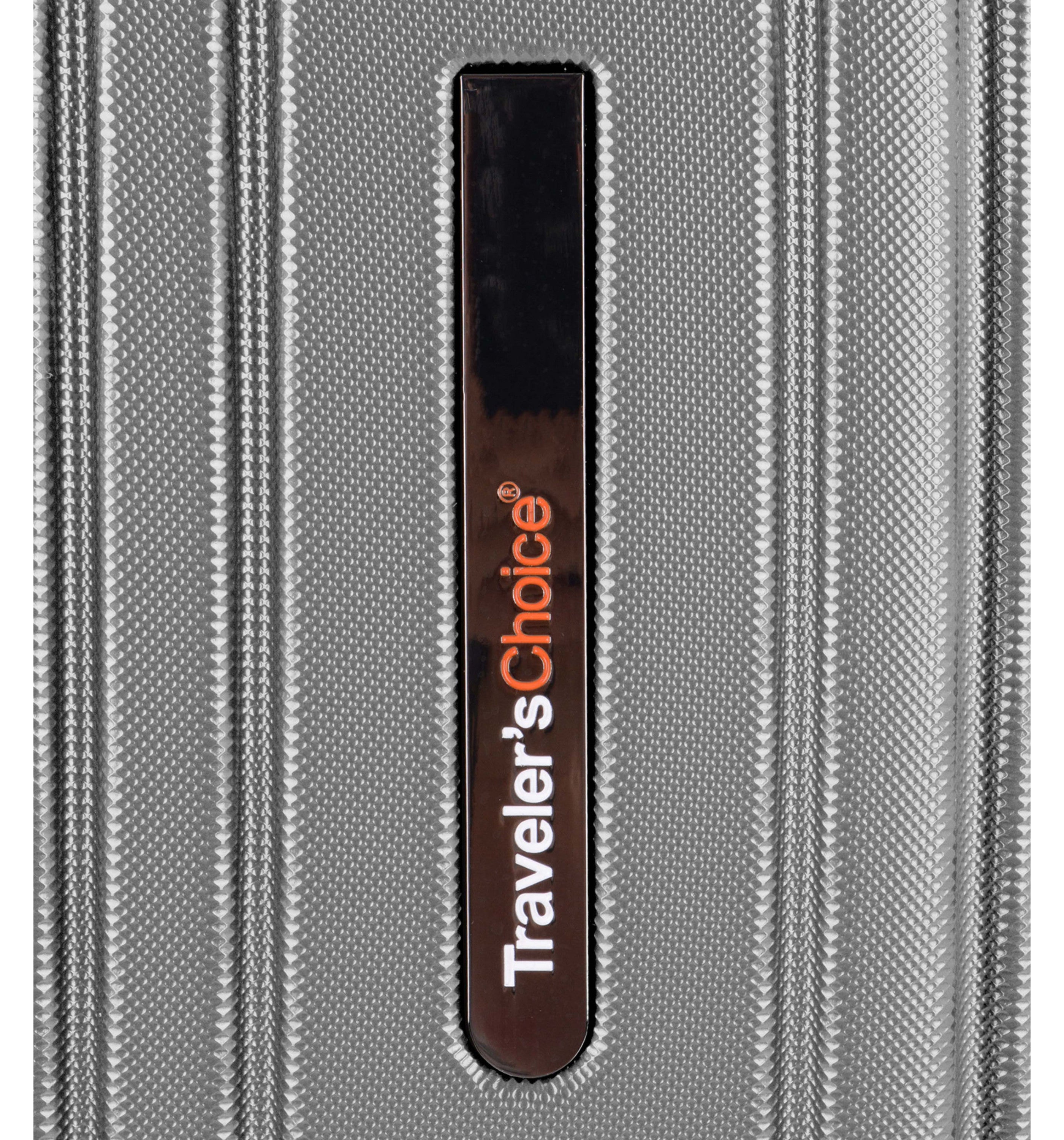 TRAVELERS CHOICETRAVELER'S CHOICE DELMONT SILVER 26IN (M) LUGGAGE
