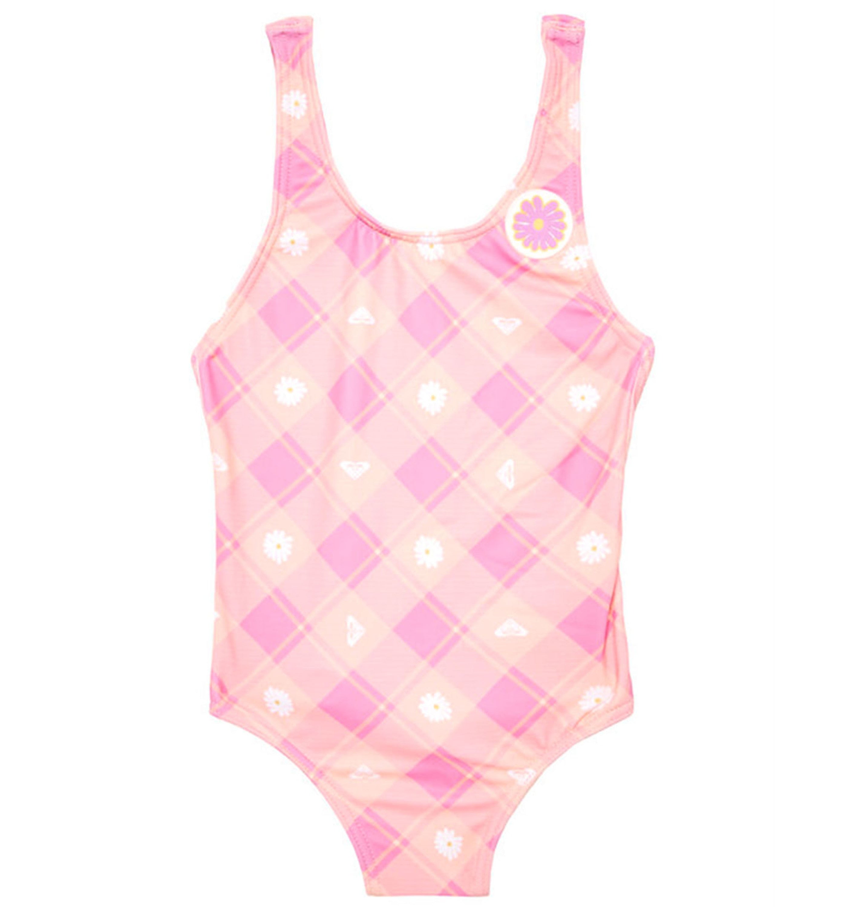 ROXYFlower Plaid One-piece