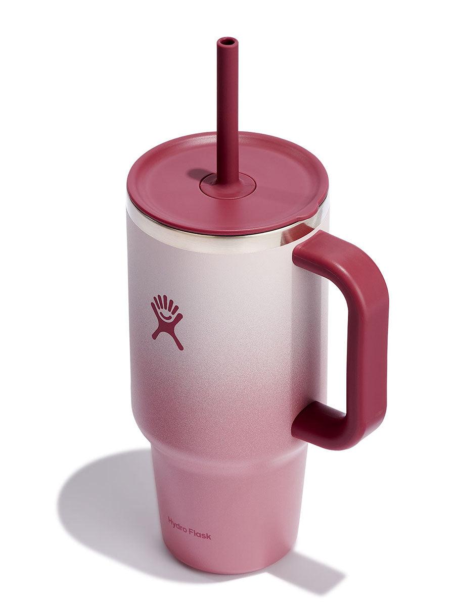 HYDRO FLASKHYDRO FLASK 32 OZ ALL AROUND TRAVEL TUMBLER BAYBERRY OMBRE