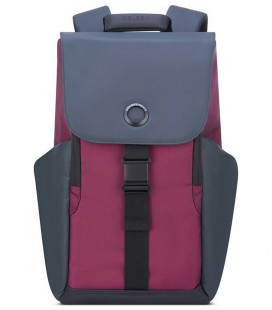 SECURFLAP 1-CPT BACKPACK - PC PROTECTION 16" BURGUNDY