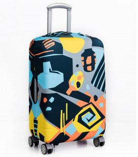 Wanderskye Reversible Luggage Cover - By the Pool (Large) Accessories