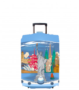 Wanderskye Luggage Cover - Around the World (Small) Accessories
