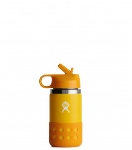 12 Oz Kids Wide Mouth Straw Lid And Boot Canary
