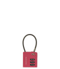 Magnified 3-Dial TSA Cable Lock – Fuschia Pink