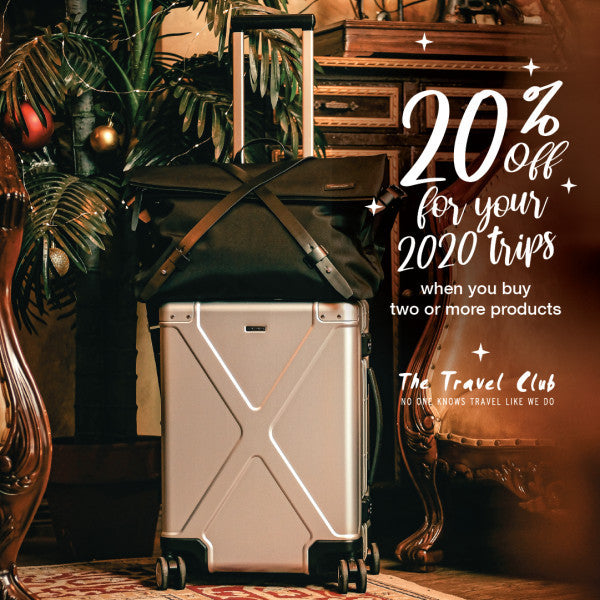20% OFF FOR YOUR 2020 TRIPS