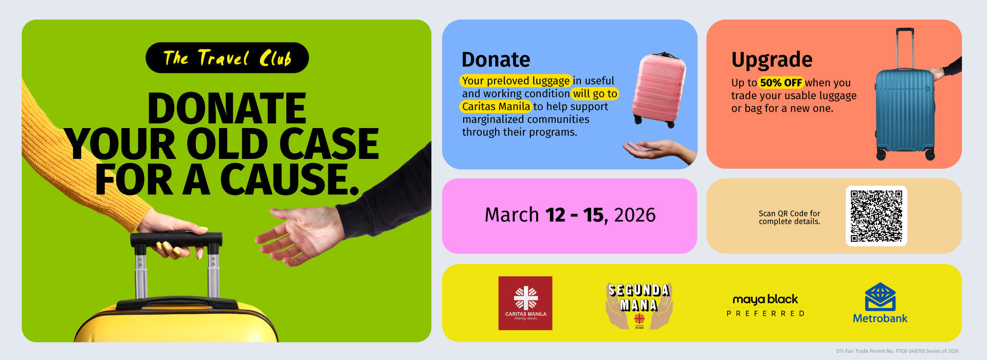 The Travel Club’s Trade-In Sale Is Back: Here’s Your Second Chance to Donate and Upgrade