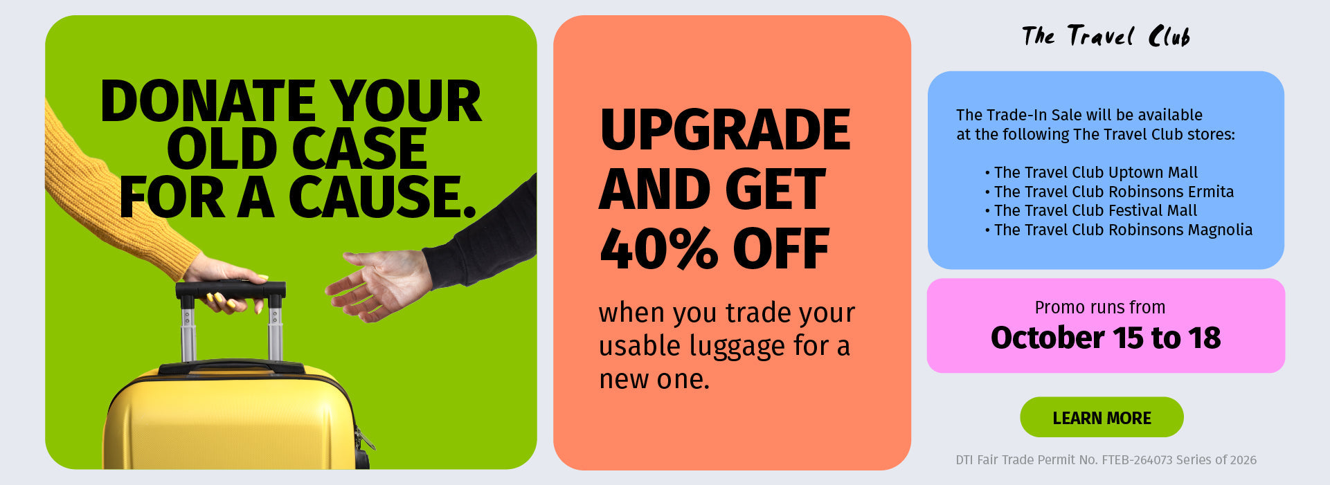 Ready for an Upgrade? The Travel Club Trade-In Sale Is Back