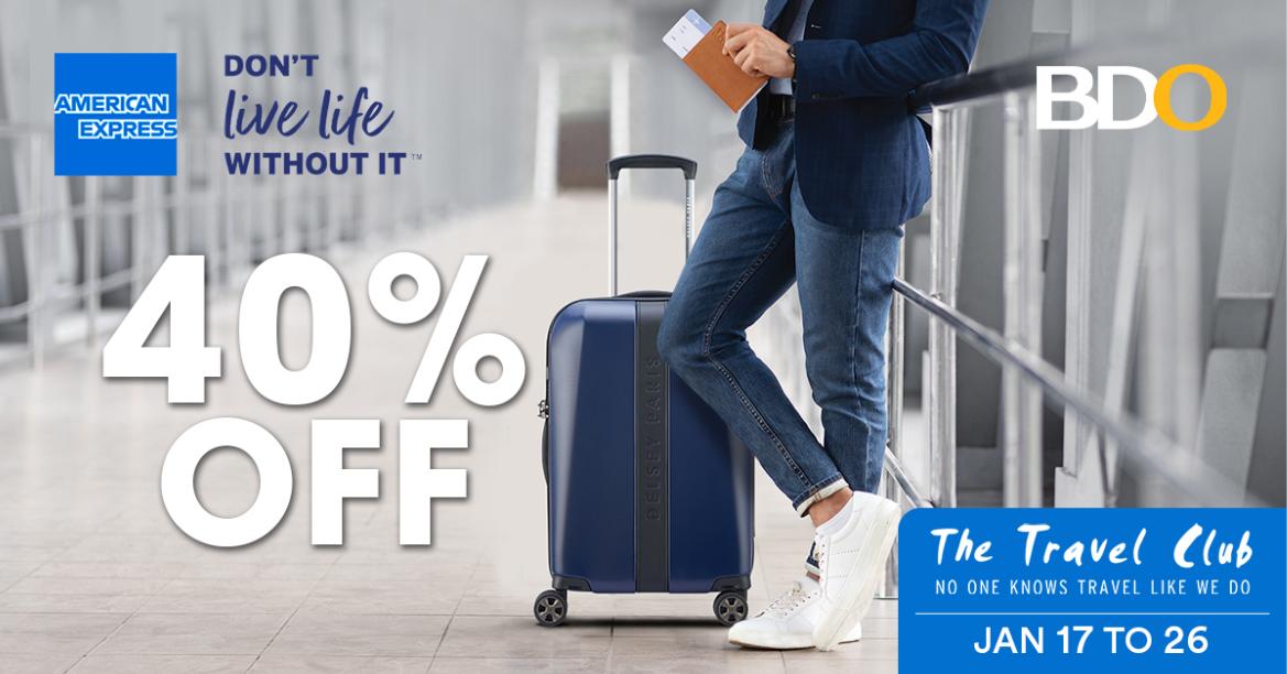 Your Next Adventure awaits with your BDO-issued American Express Card® and The Travel Club!