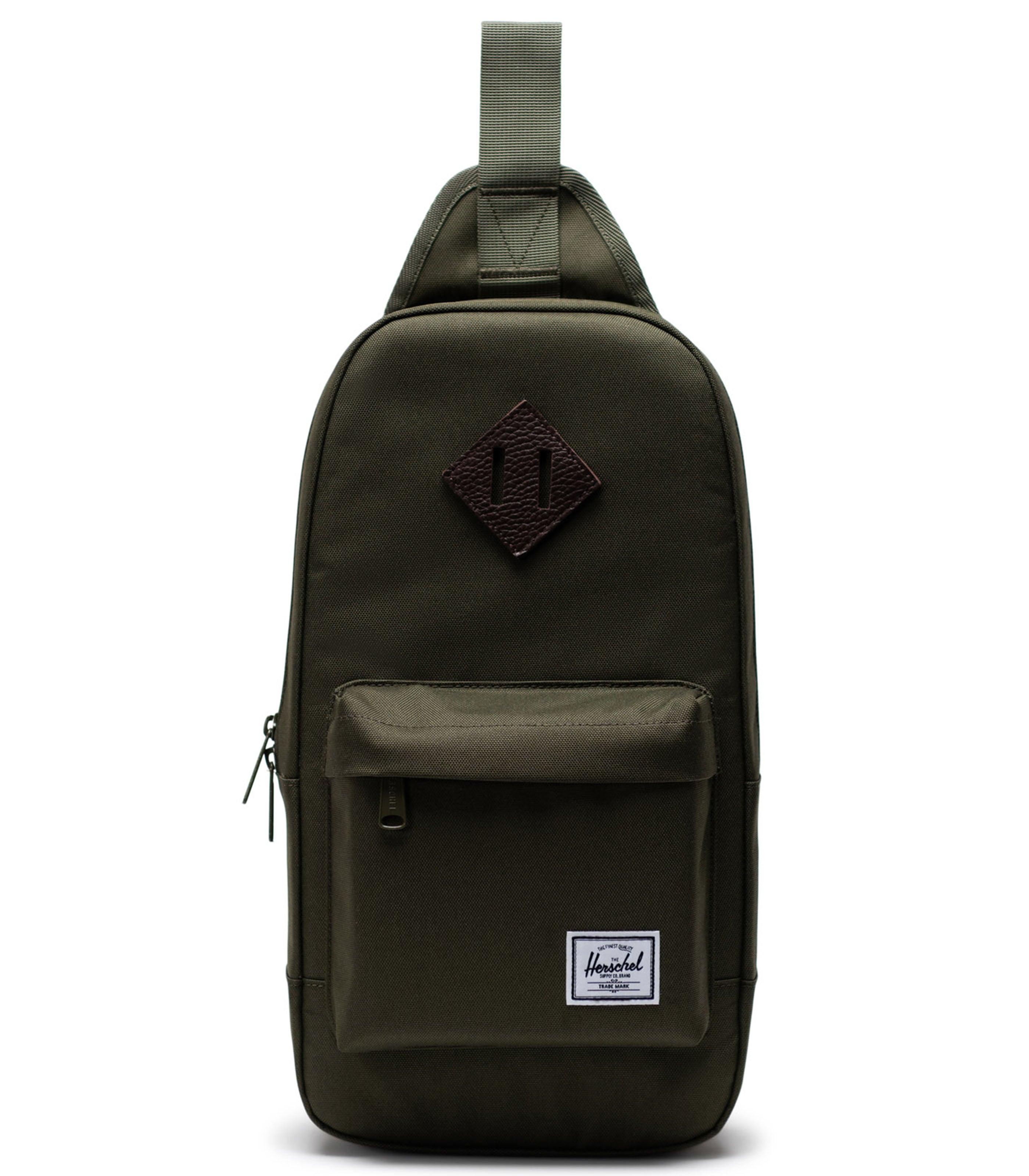 Herschel Heritage Shoulder Bag Ivy Green/Chicory Coffee