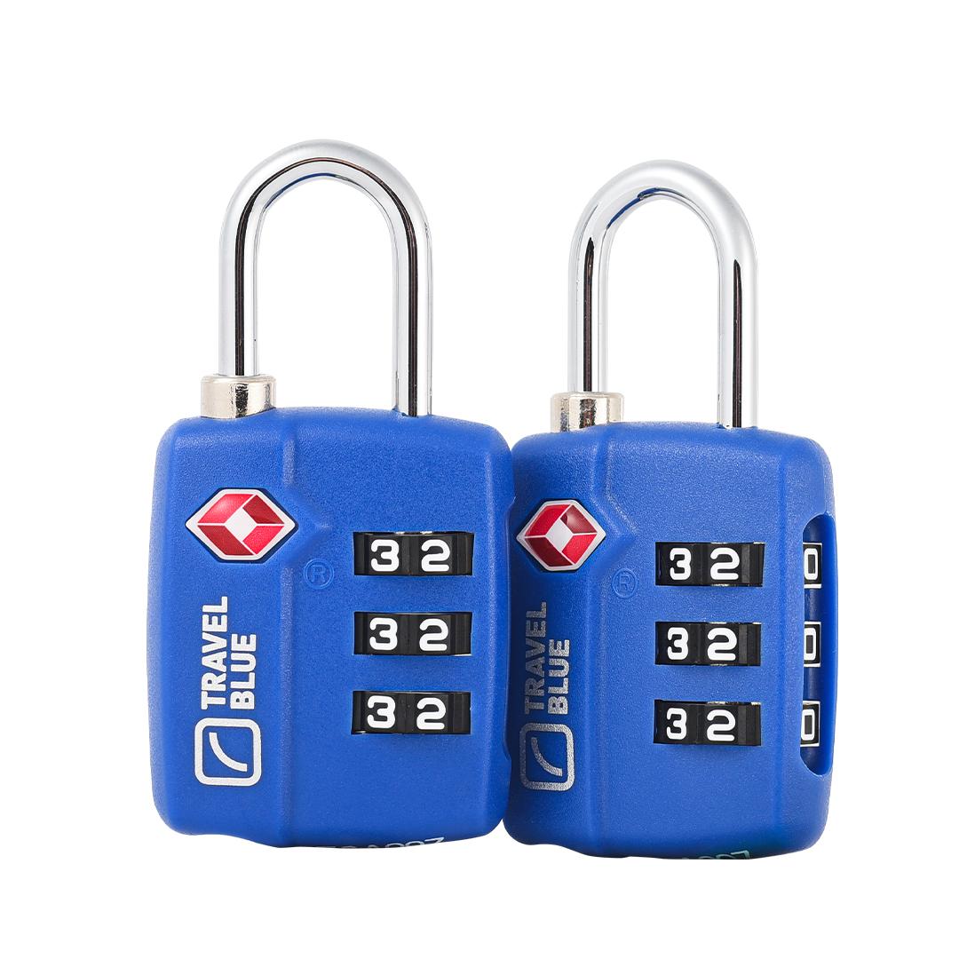 TRAVEL BLUE2x TSA Lock