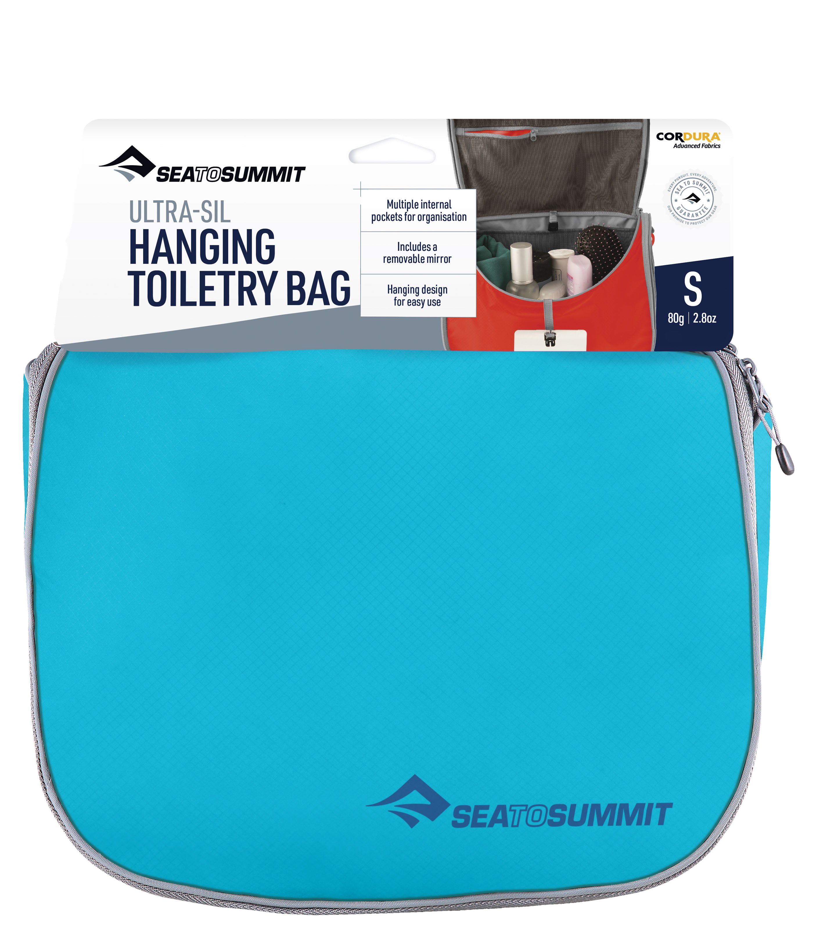 Ultra-Sil Hanging Toiletry Bag Small Blue Atoll