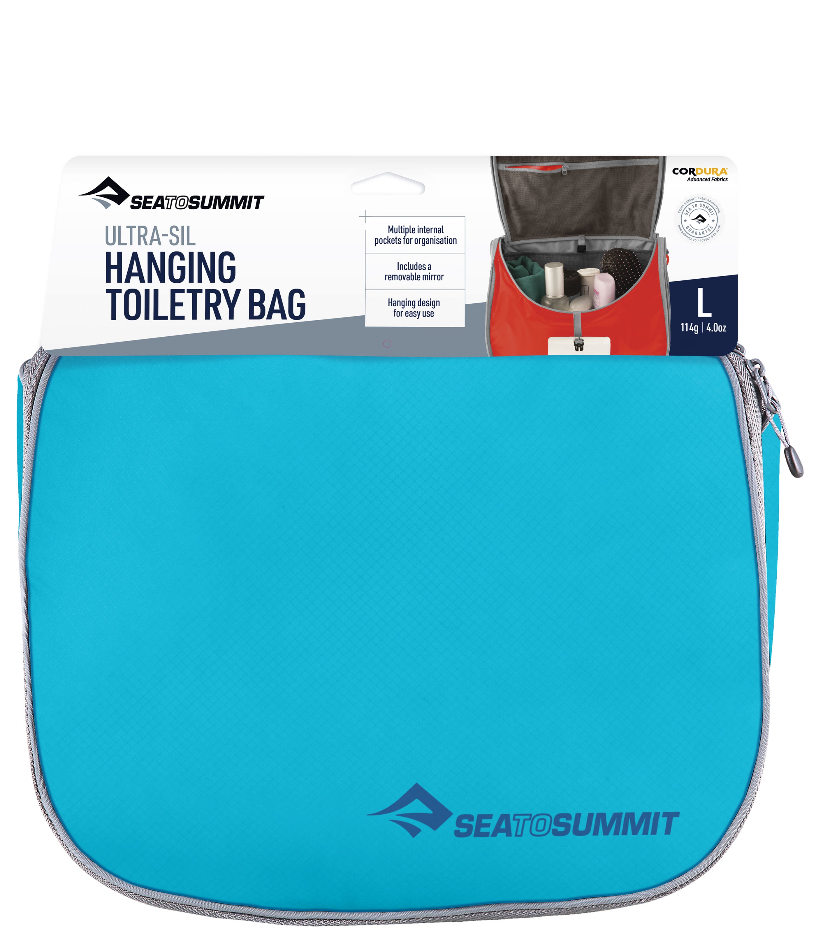 Ultra-Sil Hanging Toiletry Bag Large - Blue Atoll