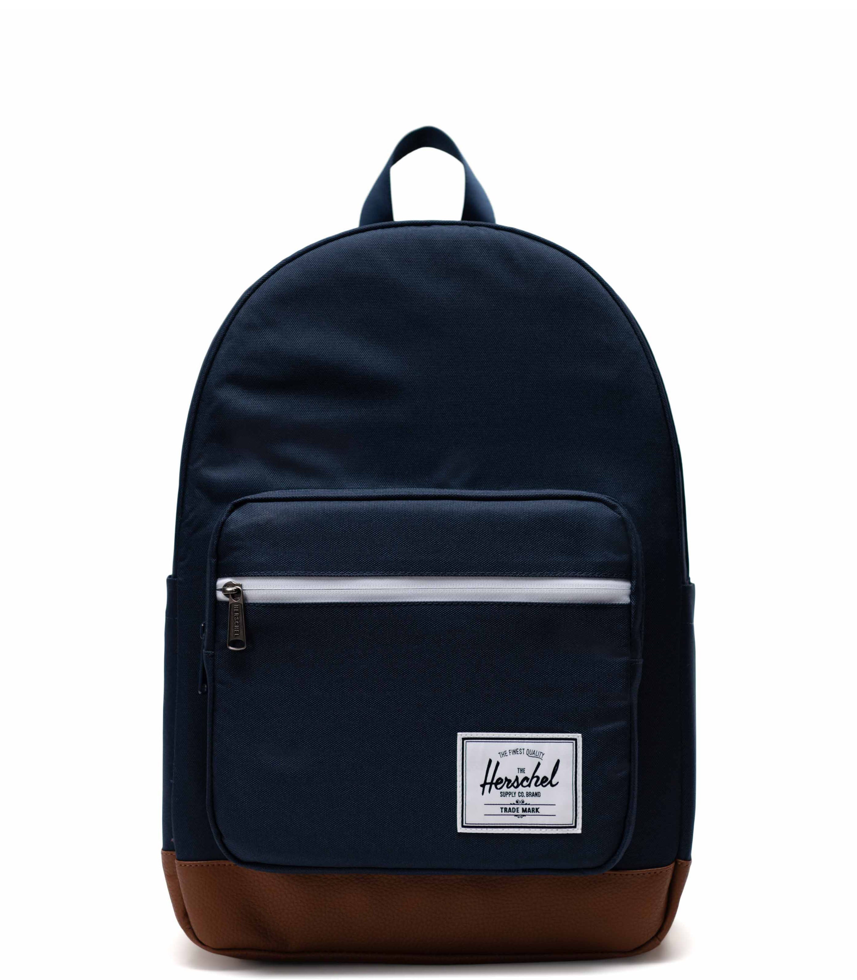 Herschel Pop Quiz Navy/Tan Backpack – The Travel Club PH