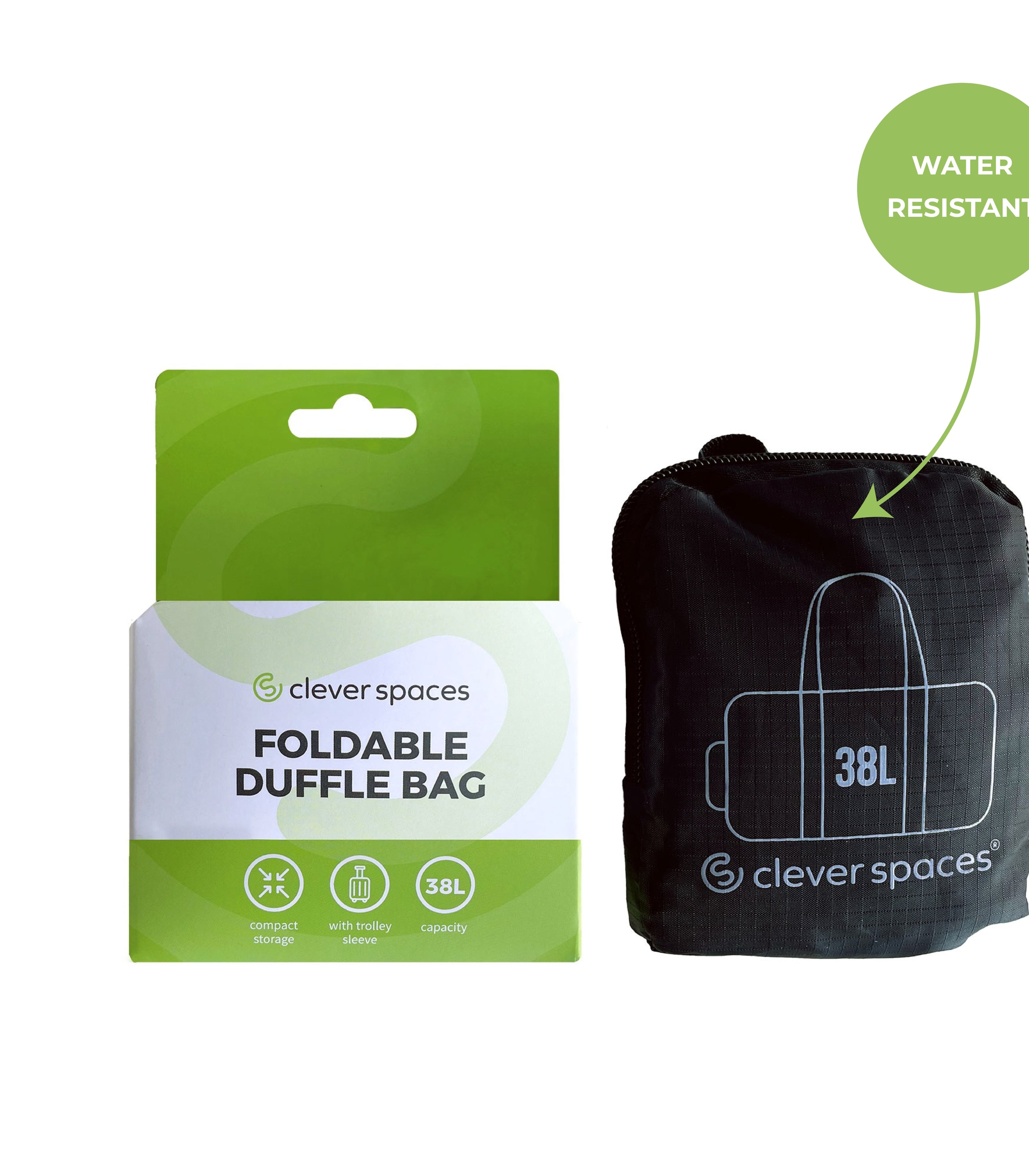 Foldable Duffel Bag 38L