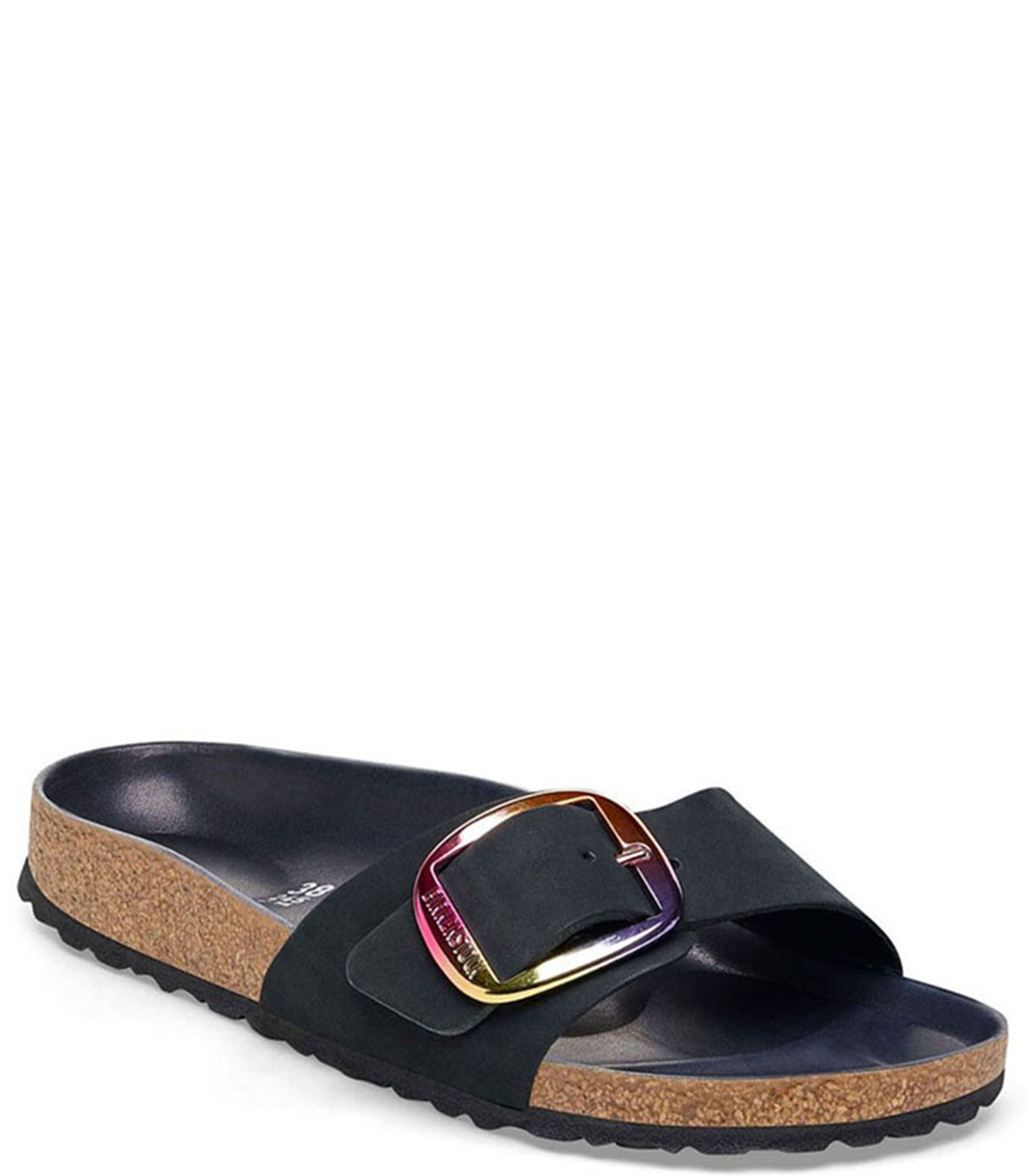 Madrid Big Buckle Womens Black