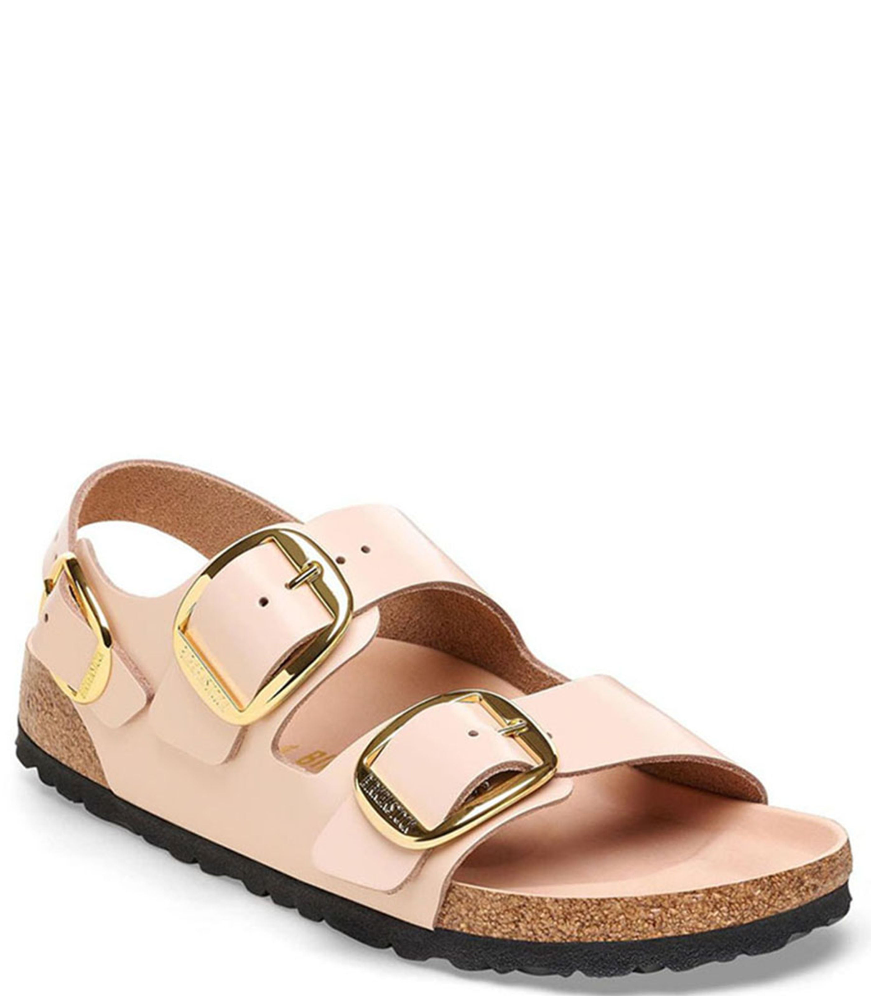 Milano Big Buckle Womens New Beige