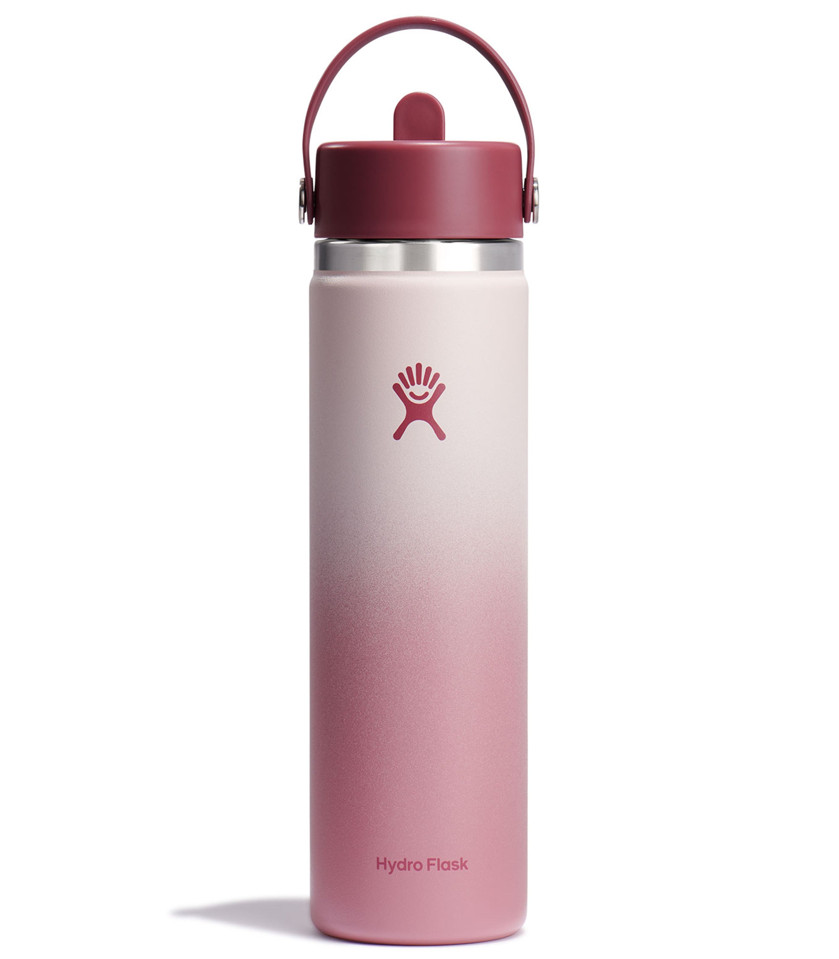 HYDRO FLASK 24 OZ WIDE FLEX STRAW CAP BAYBERRY OMBRE