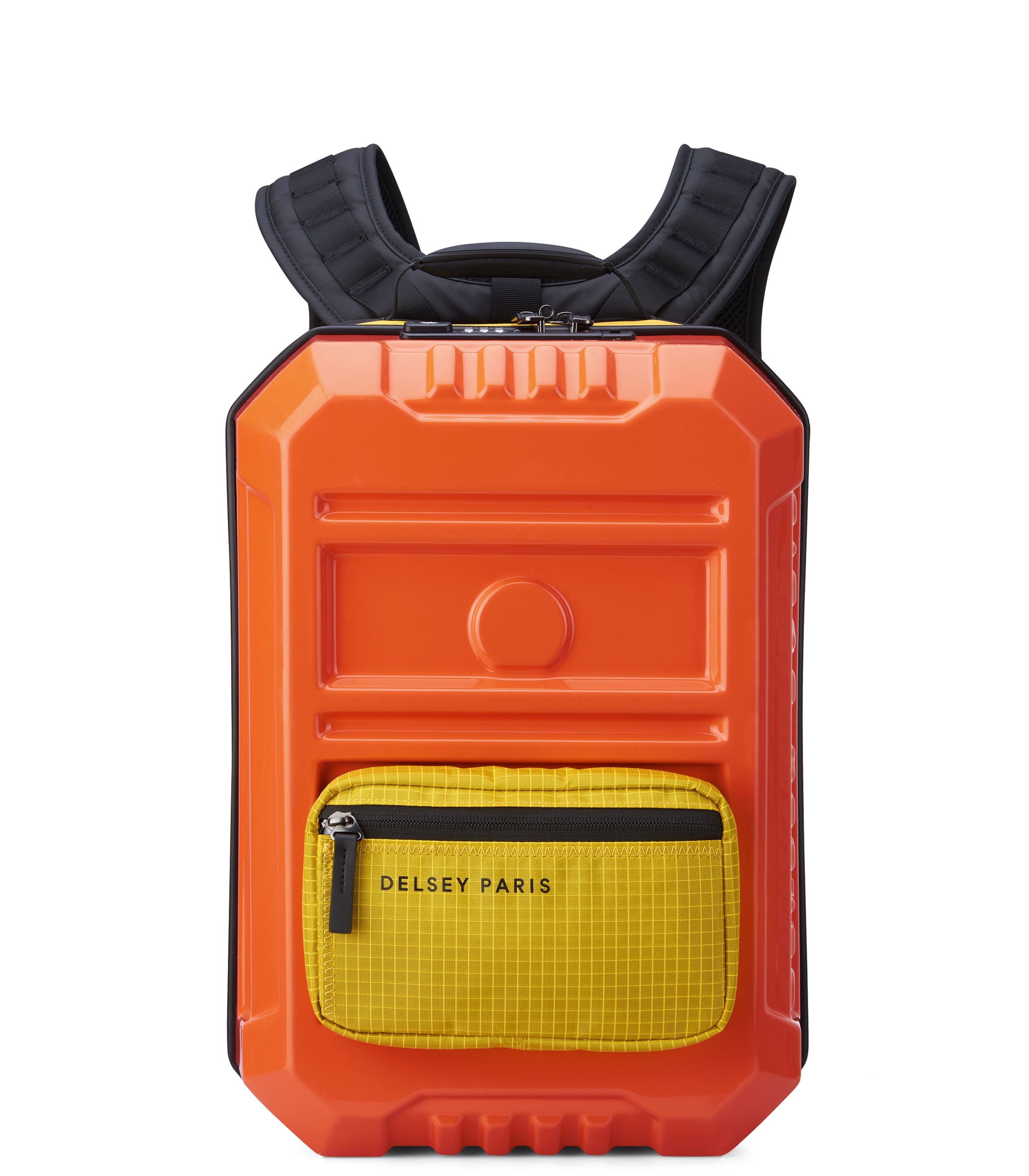 Delsey Paris Rempart Orange Hybrid Backpack