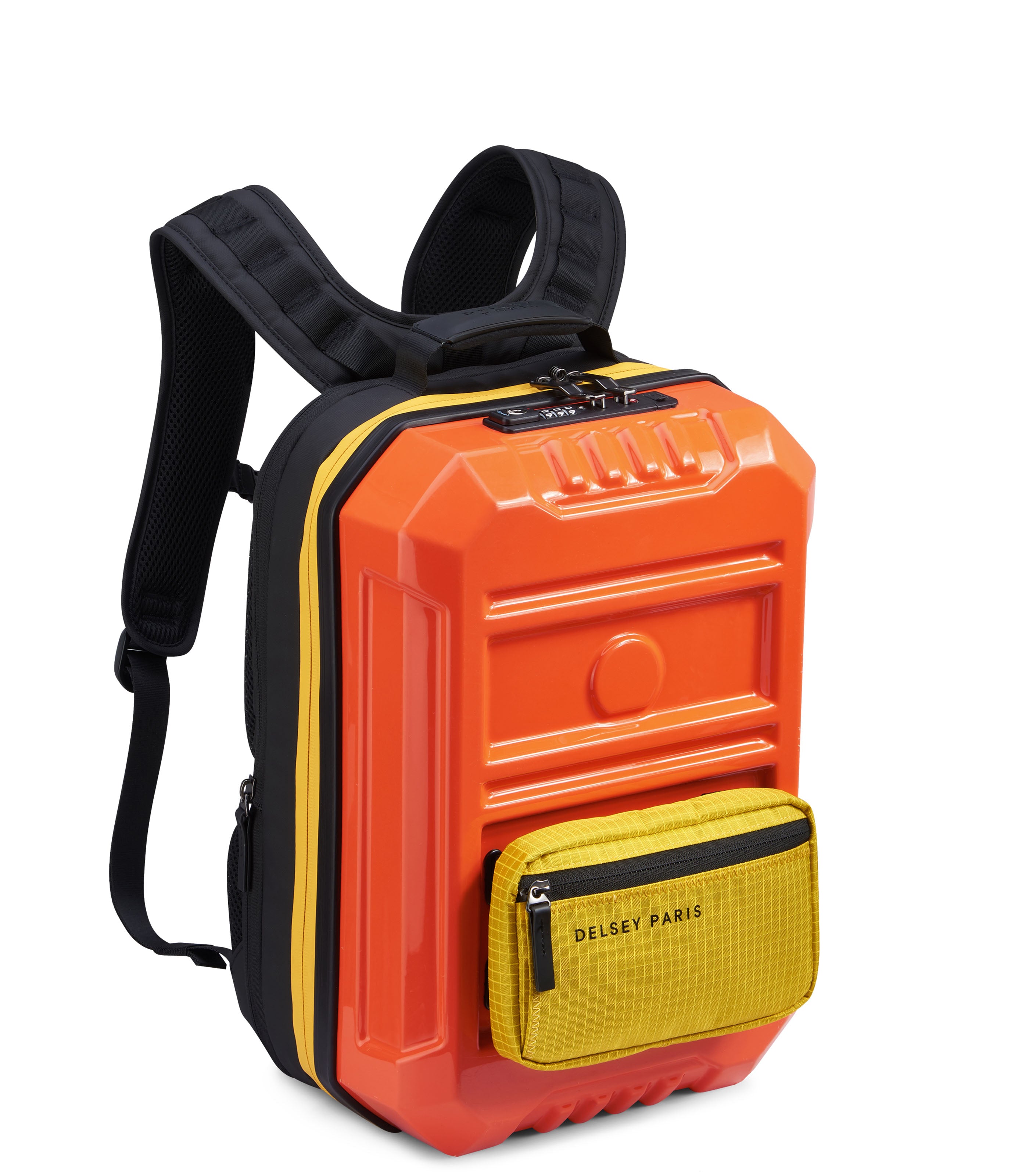 Delsey Paris Rempart Orange Hybrid Backpack – The Travel Club PH