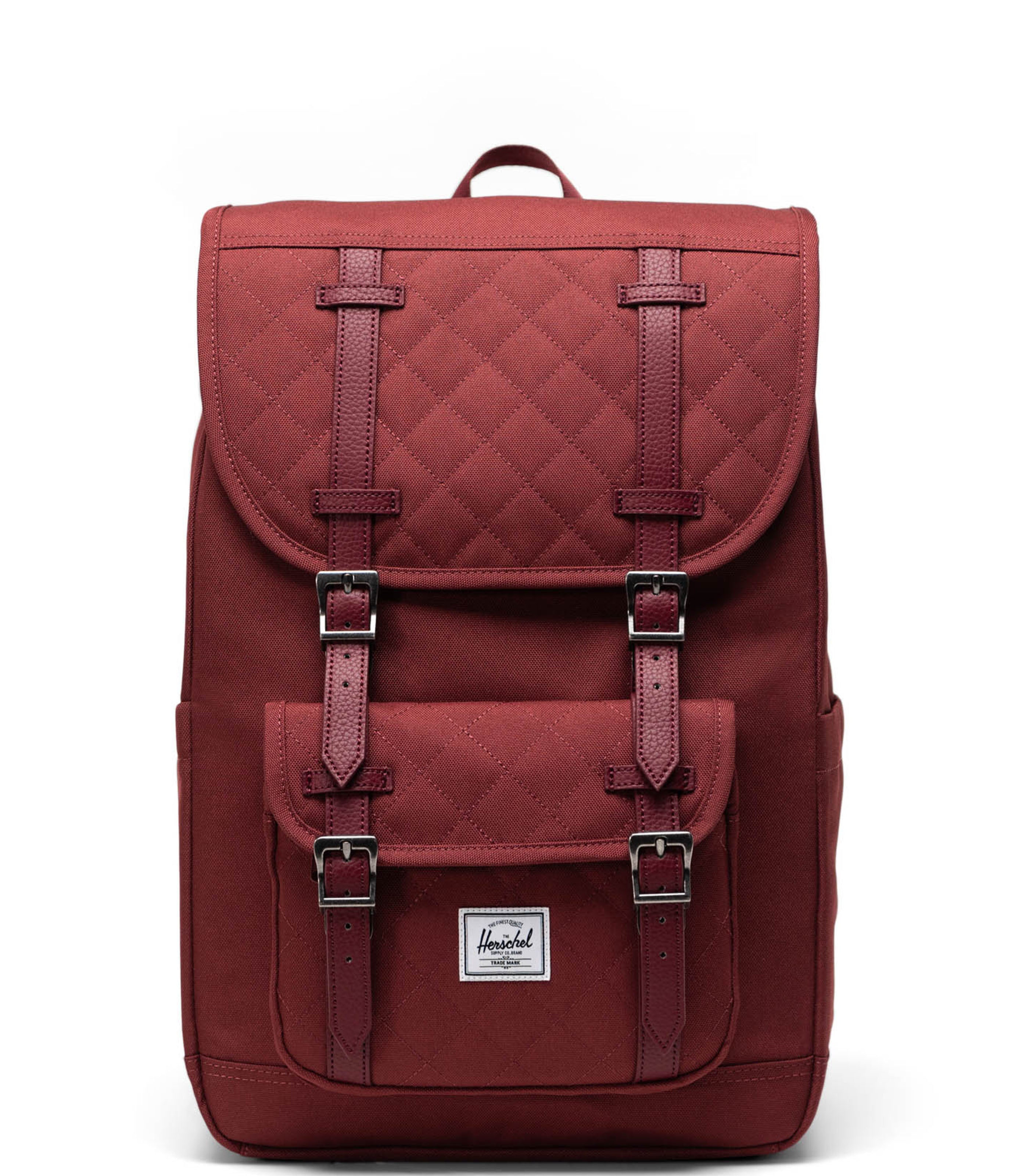 Herschel little burgundy on sale