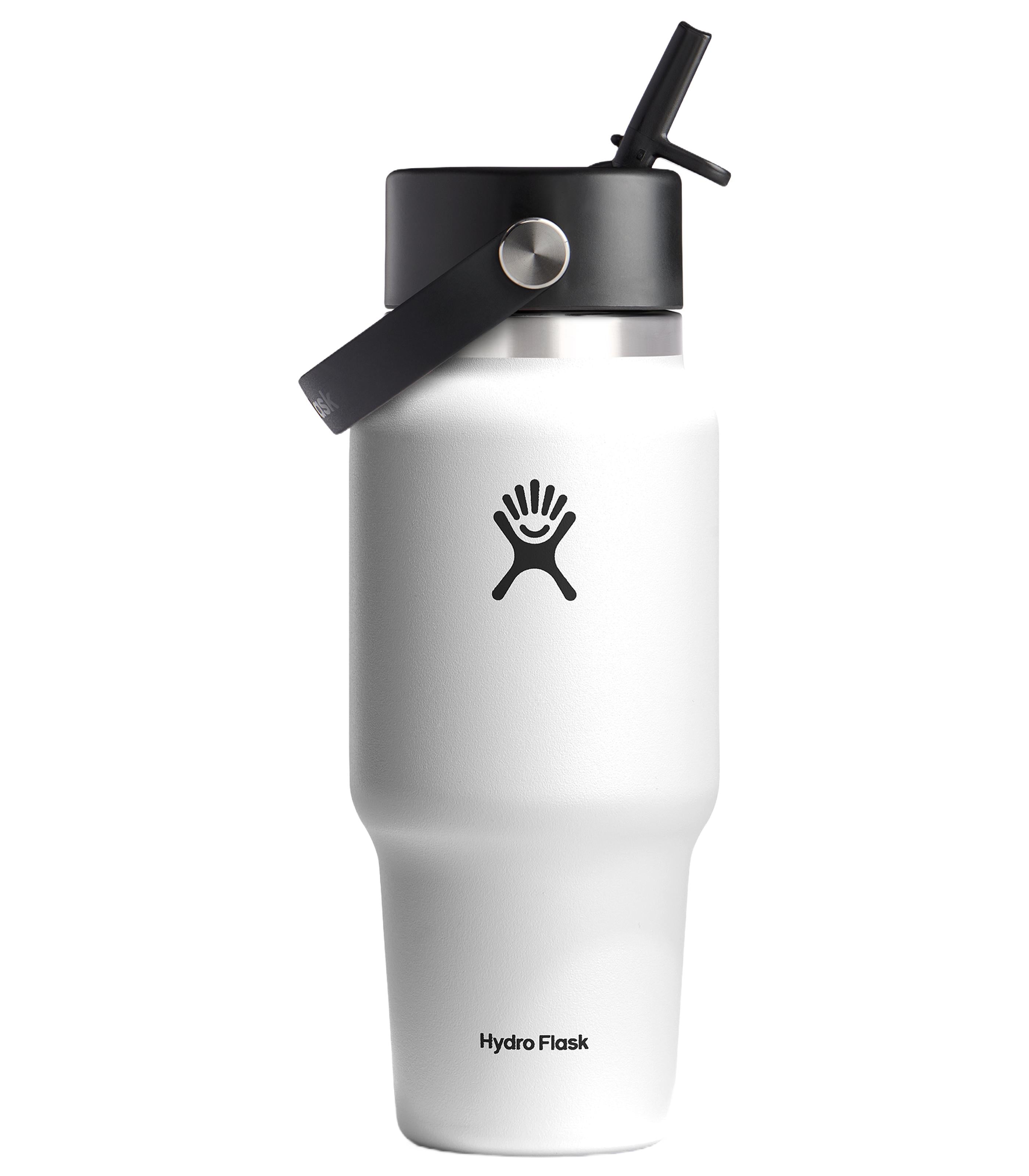 HYDRO FLASK 24 OZ TRAVEL BOTTLE WHITE
