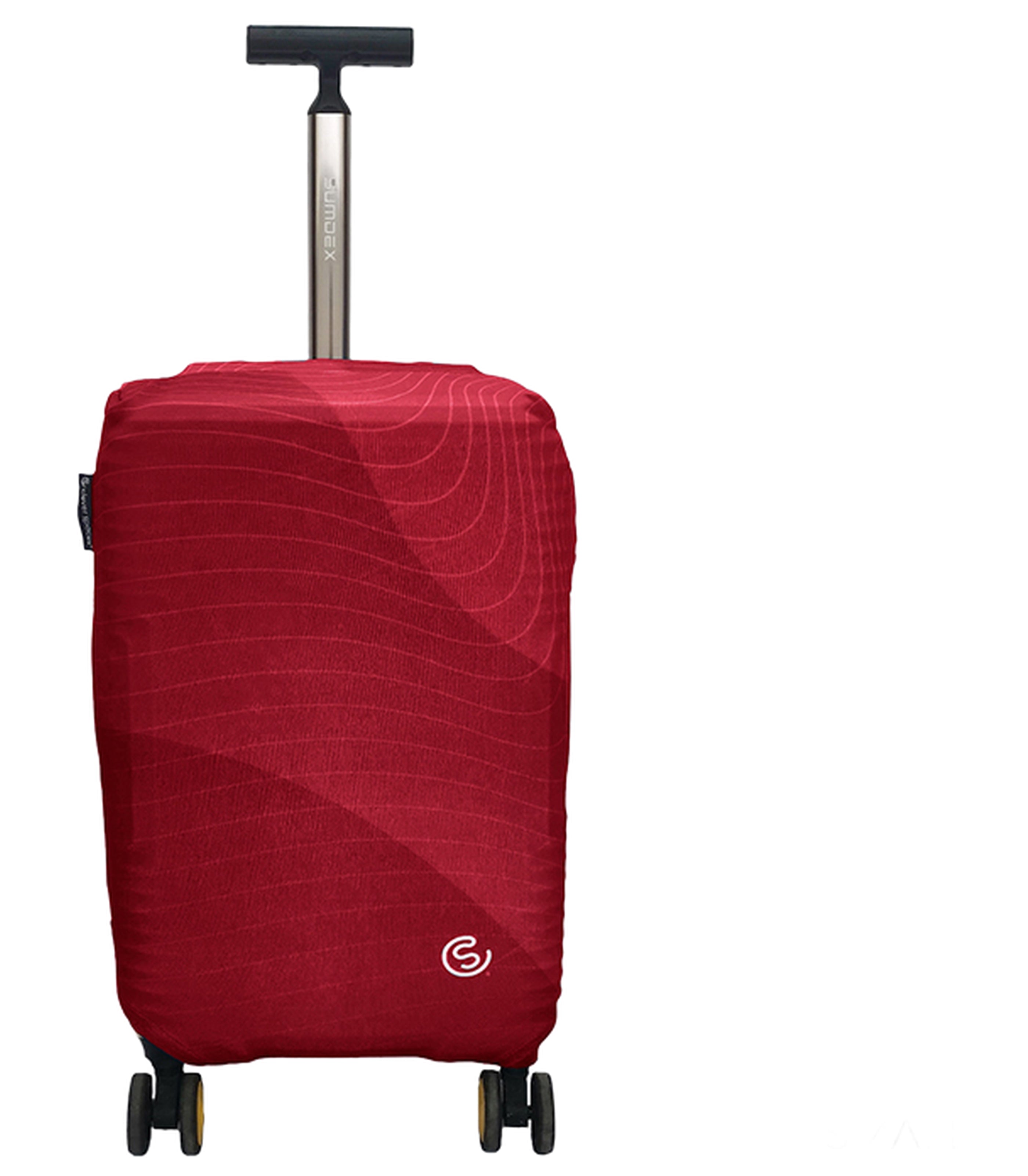 Pulse Wave Luggage Cover Small - Red