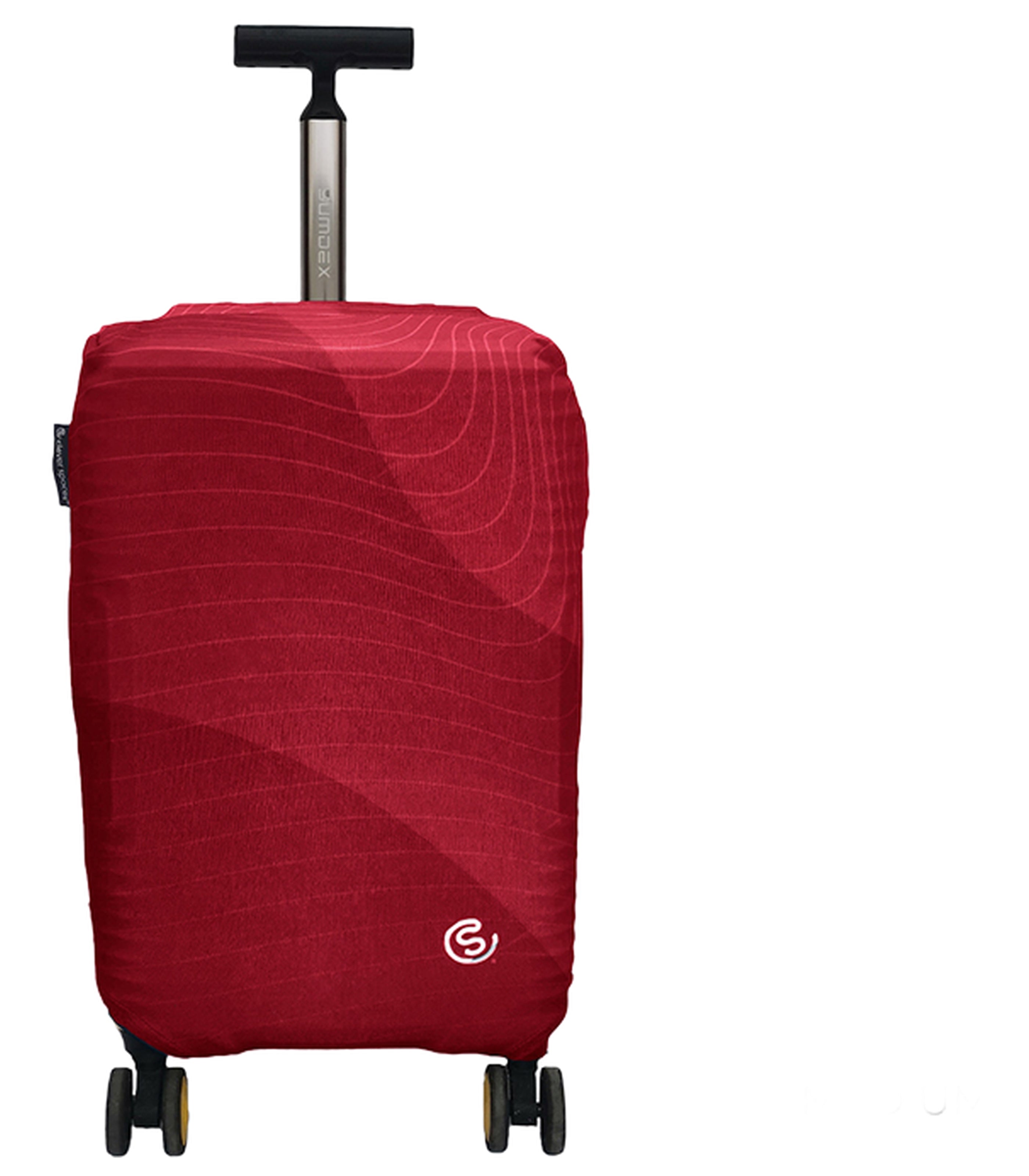 Pulse Wave Luggage Cover Medium - Red