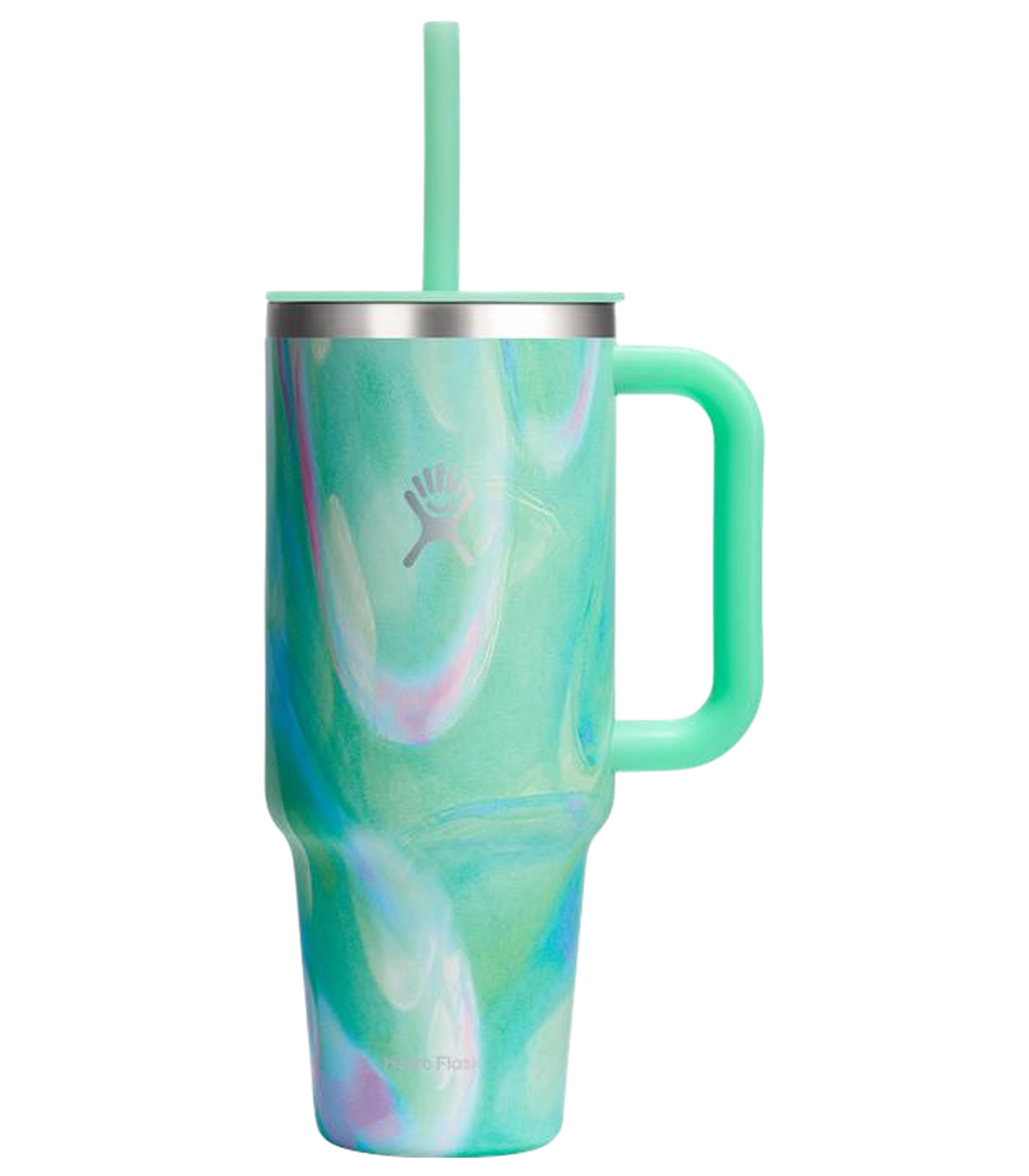 HYDRO FLASK 40 OZ ALL AROUND TRAVEL TUMBLER JELLY GREEN