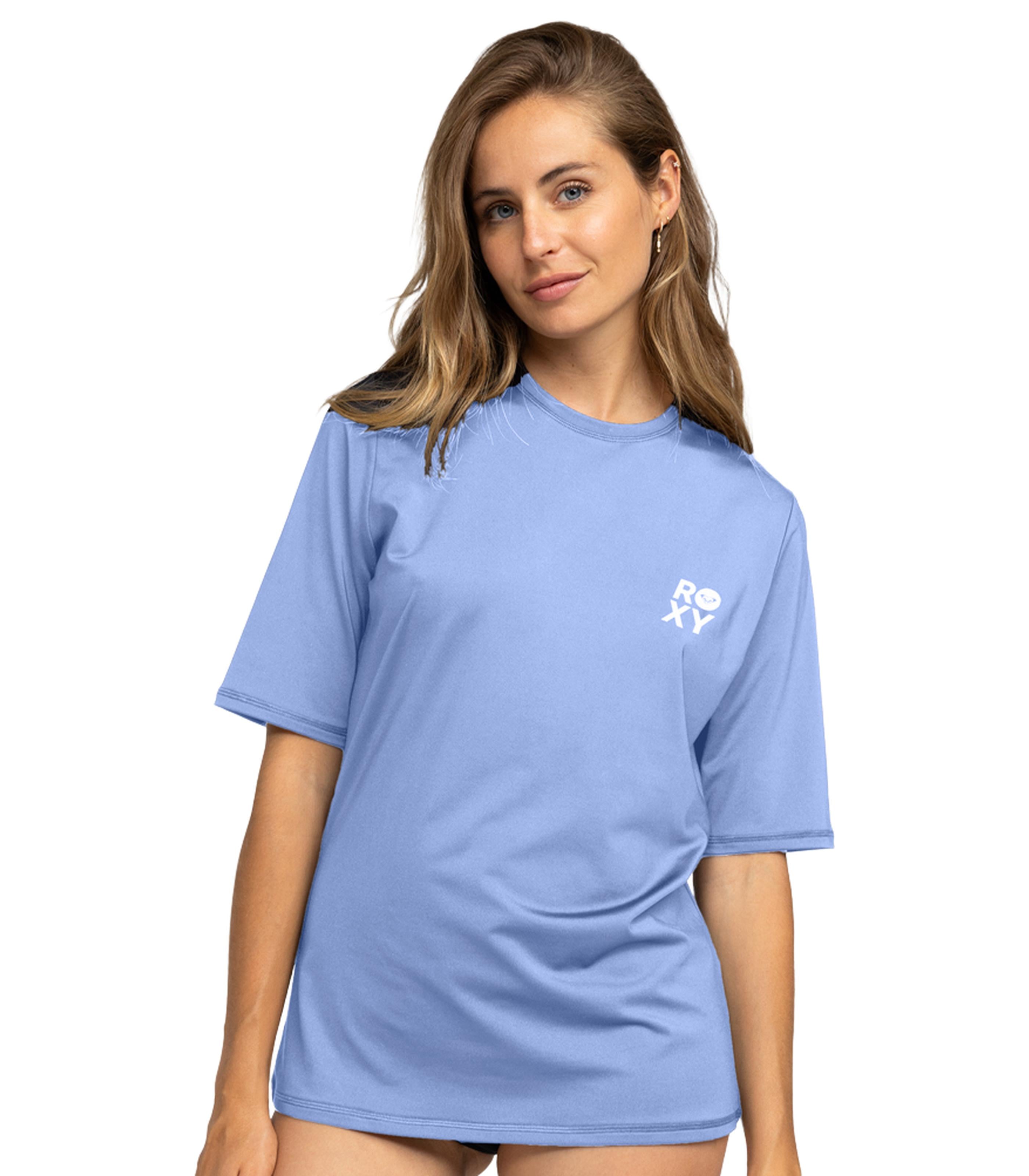 Happy Waves Surf Tee Womens Rashguard