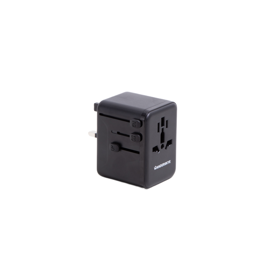 WANDERSKYE2 USB + 2 TYPE C TRAVEL ADAPTOR