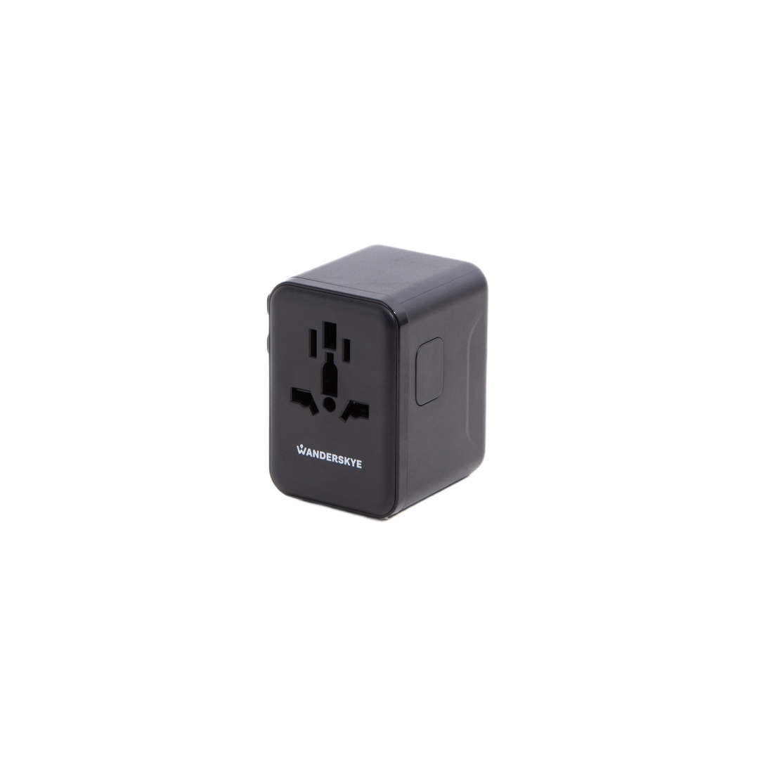 WANDERSKYE2 USB + 2 TYPE C TRAVEL ADAPTOR