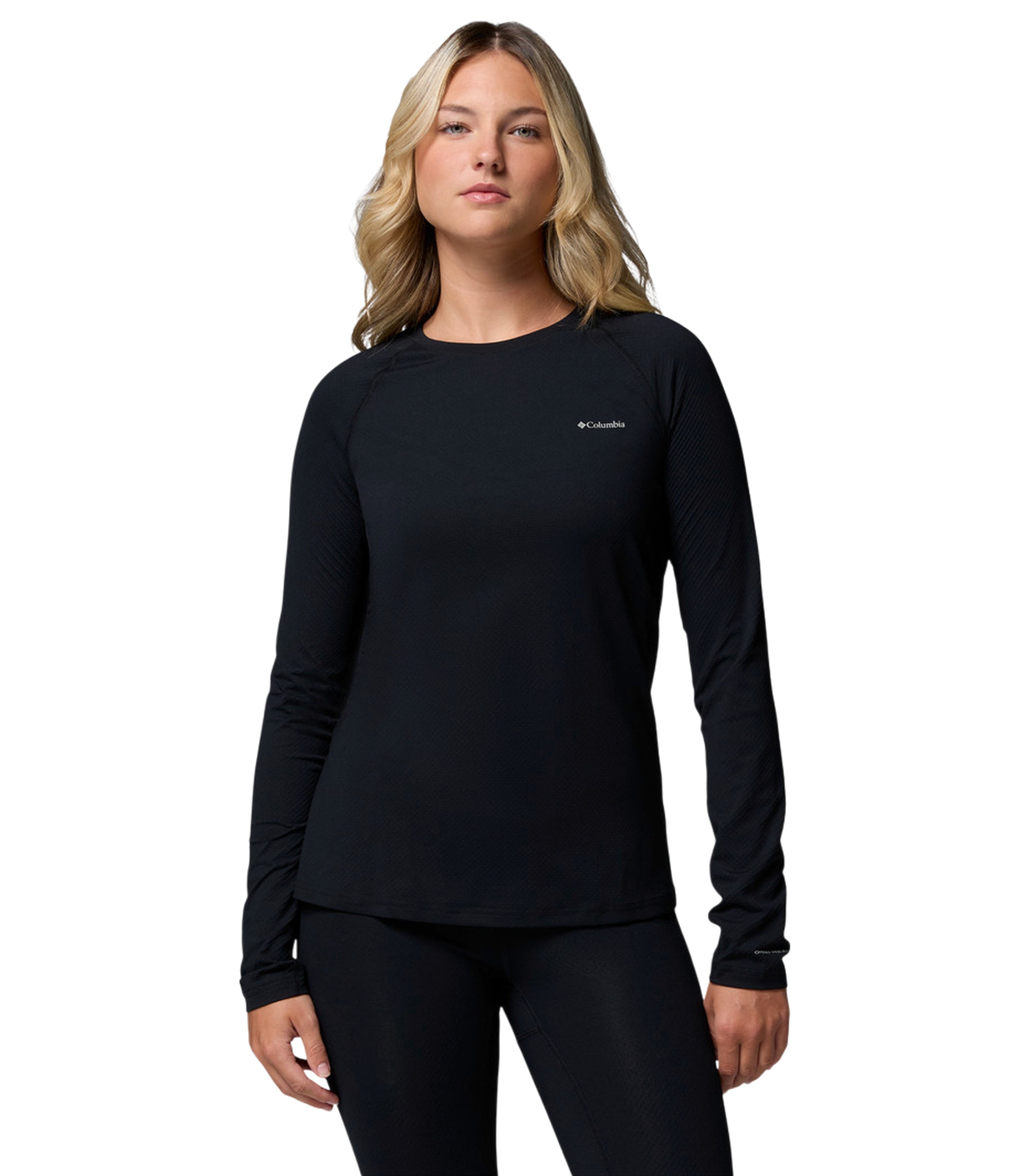 W Ohi Knit Ls Crew Baselayer