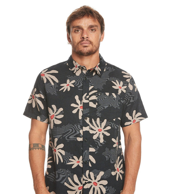 Trippy Floral SS Polo