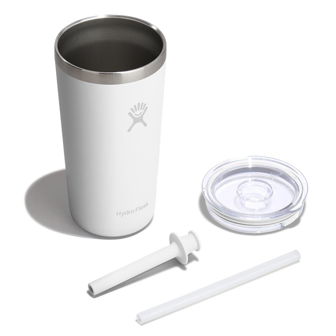 HYDRO FLASKTumbler Clear Straw Lid Water Bottle