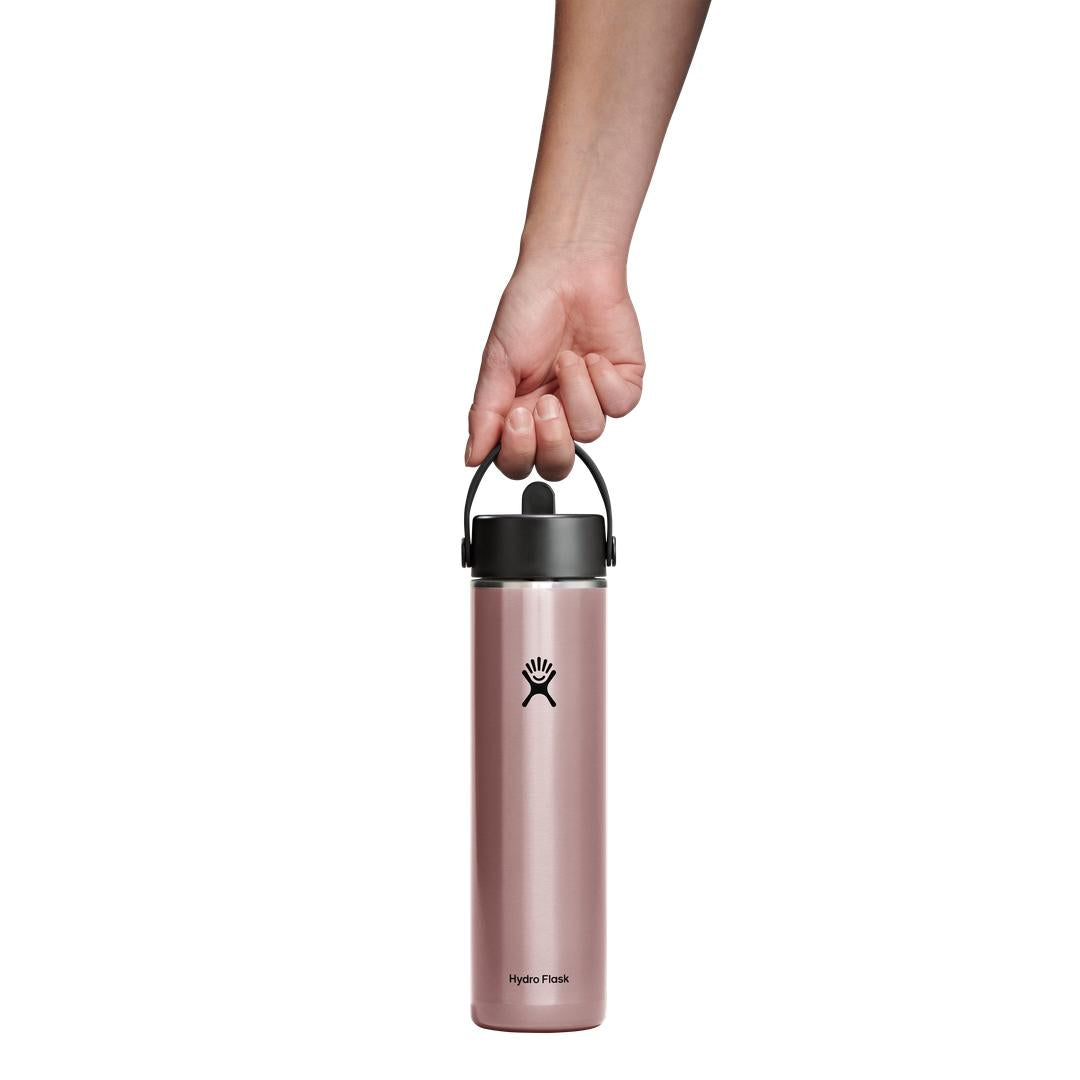 HYDRO FLASKLight Wide Flex Straw Cap Water Bottle