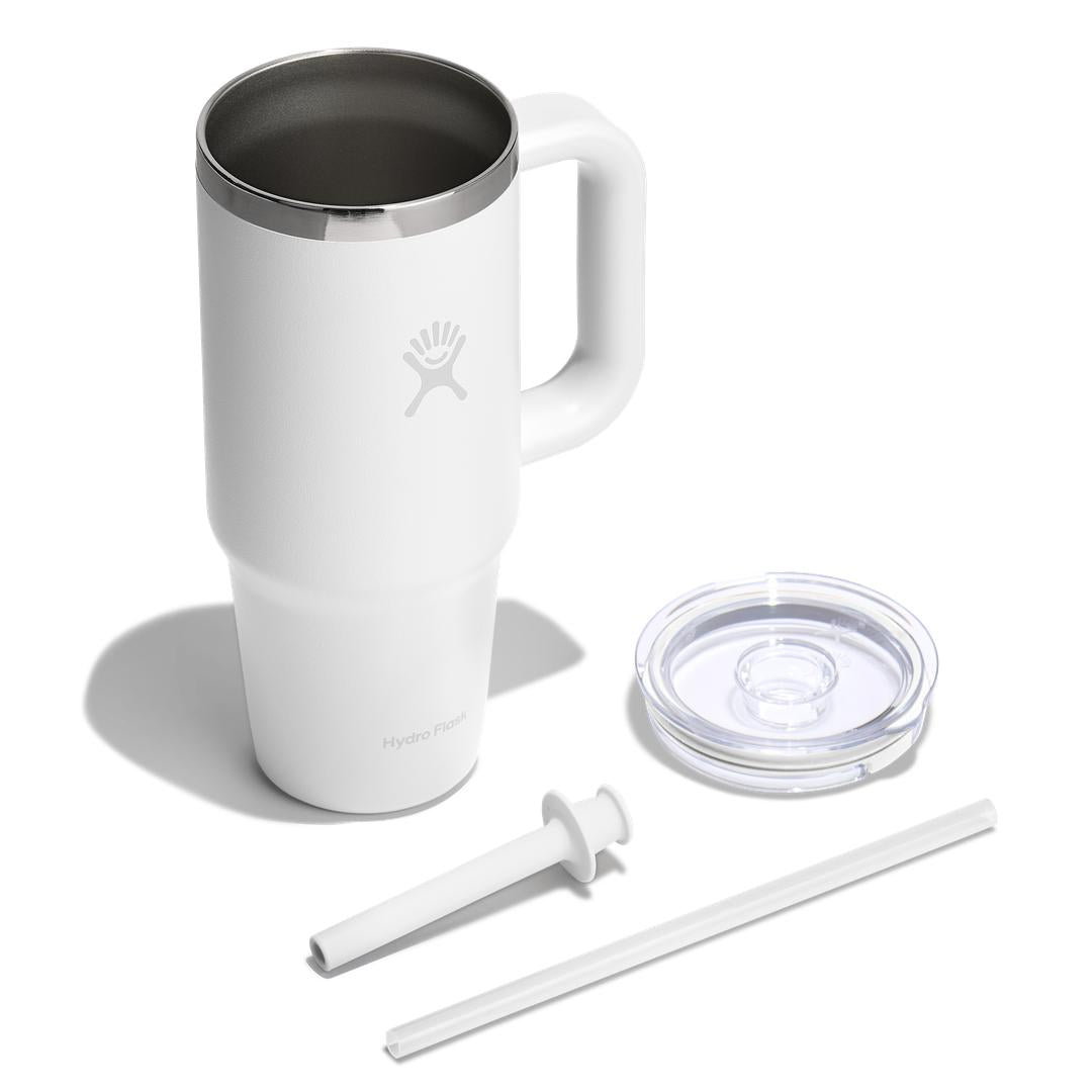 HYDRO FLASKTravel Tumbler Clear Lid Water Bottle