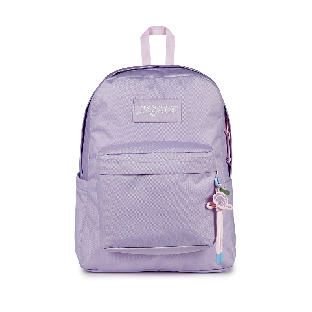 JANSPORTJANSPORT SUPERBREAK PLUS CHARM PASTEL LILAC 26L