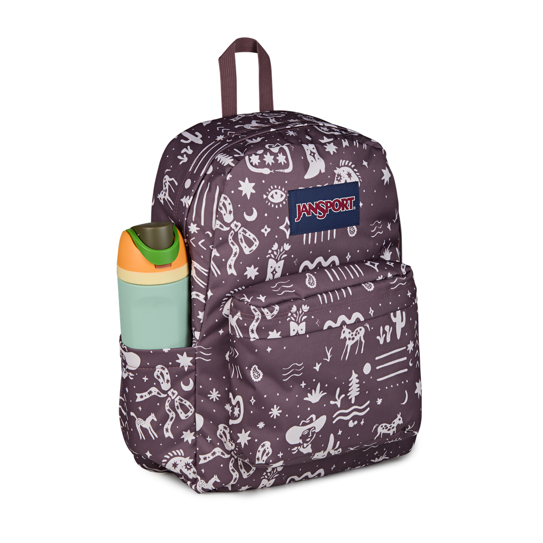 JANSPORTJANSPORT SUPERBREAK PLUS YEEHAW AND HORSES MAHAGONY HAZE 26L