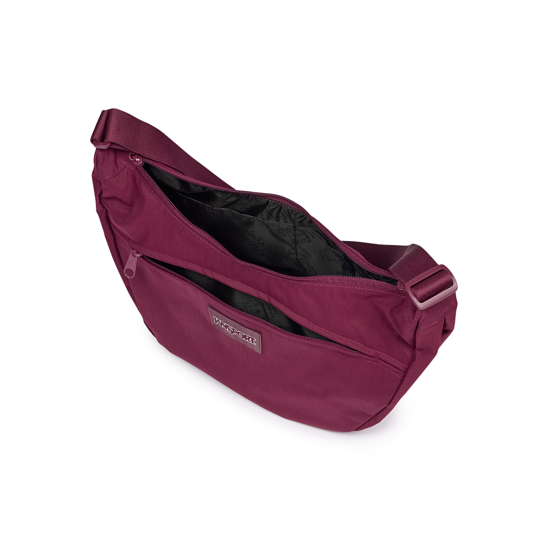 JANSPORTJANSPORT UNPHASED CROSSBODY LARGE CHERRY LACQUER 8.2L