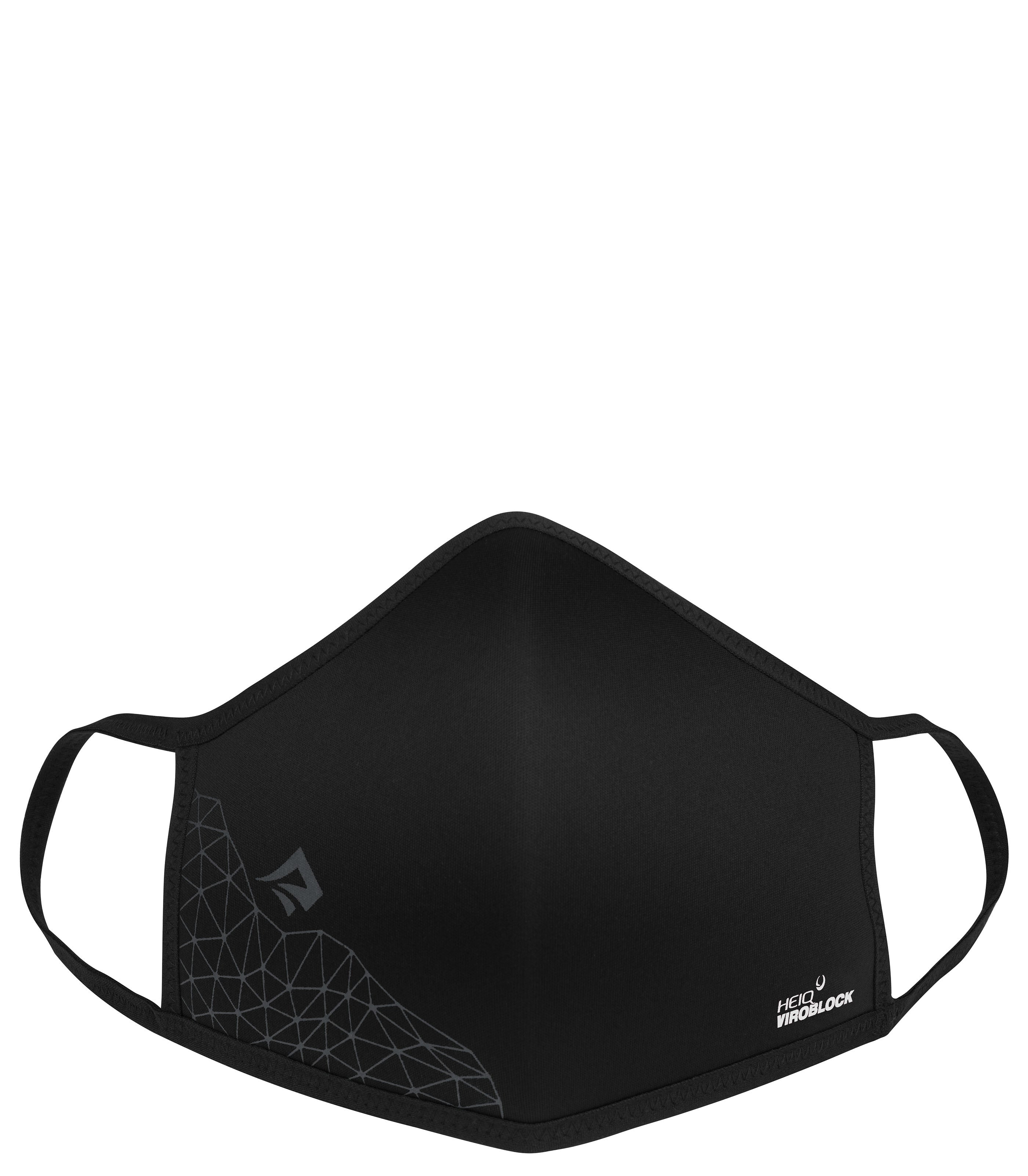 Barrier Viroblock Heiq Face Mask Xs Black | The Travel Club