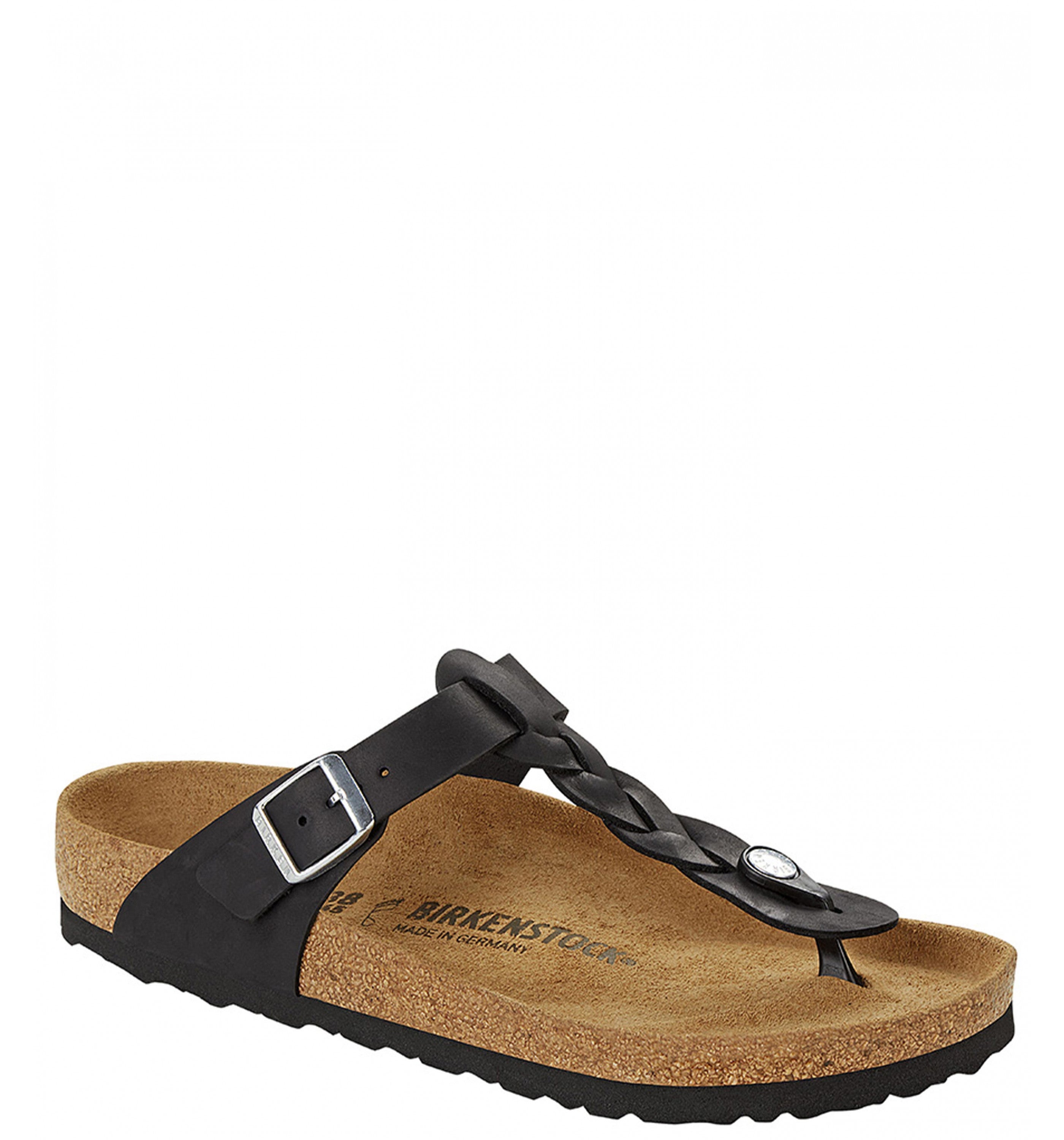 Gizeh Braided Oiled Leather Womens